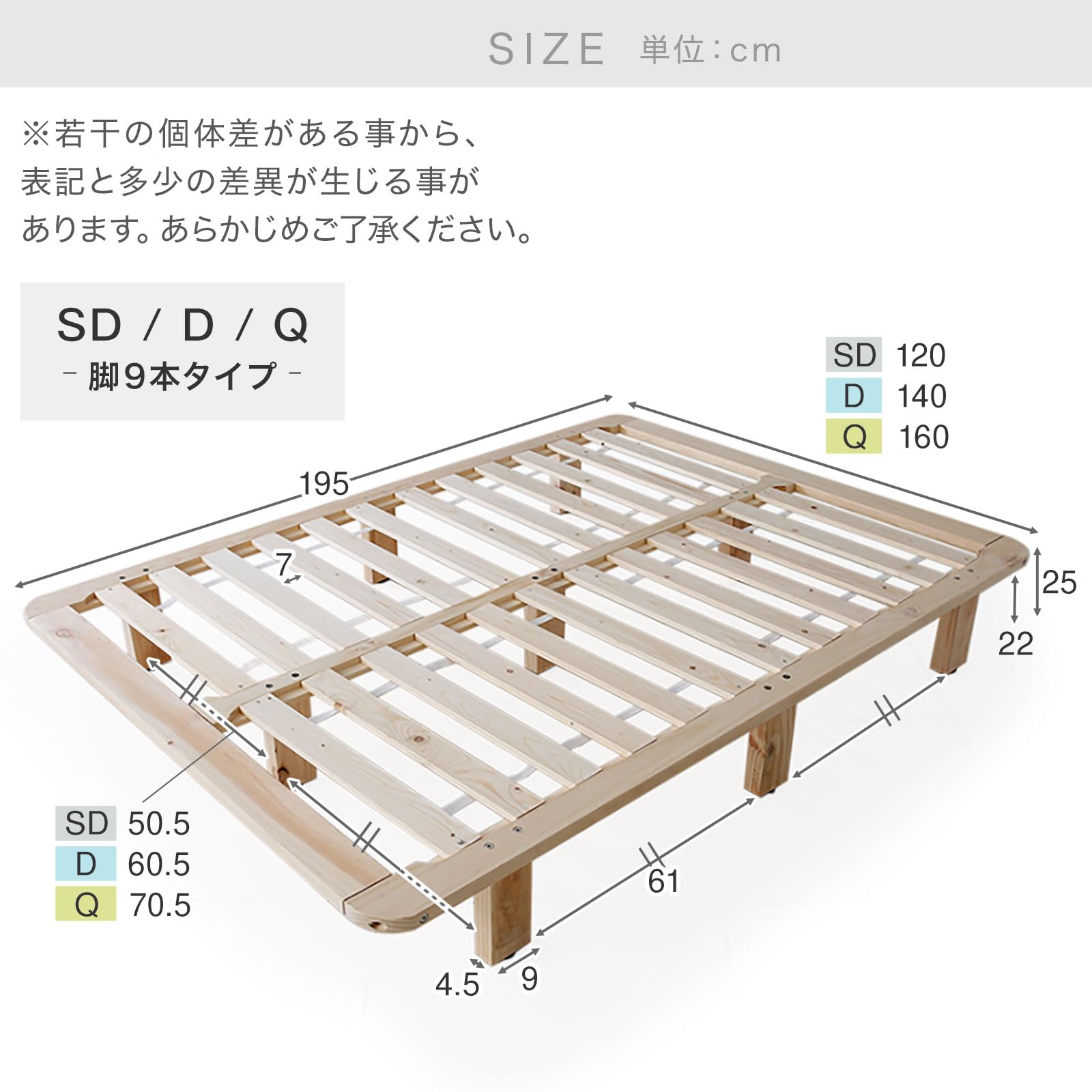 Amazon｜LOWYA ロウヤ ベッド すのこベッドフレーム 天然木 ハイタイプ