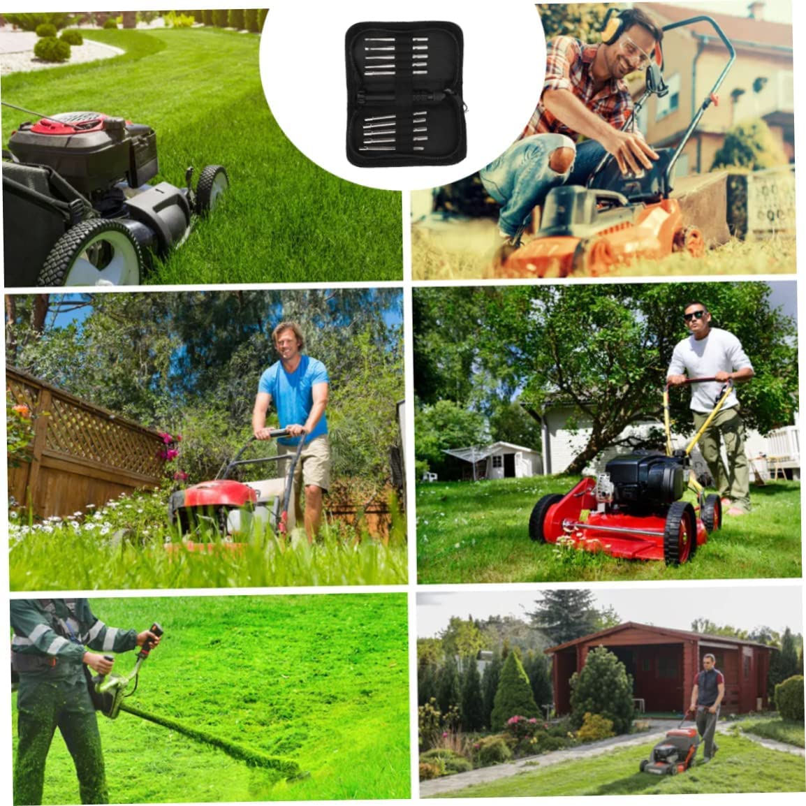 Śruby gwintowane, zestaw śrub, narzędzie do regulacji gaźnika Weed Eater zestaw wkrętaków wymiana akcesoriów do kosiarek 10 sztuk