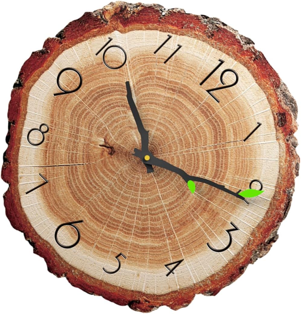 MUSISALY 1stk Jahresring Wanduhr Dekorative Wanduhr Retrodekor Retro