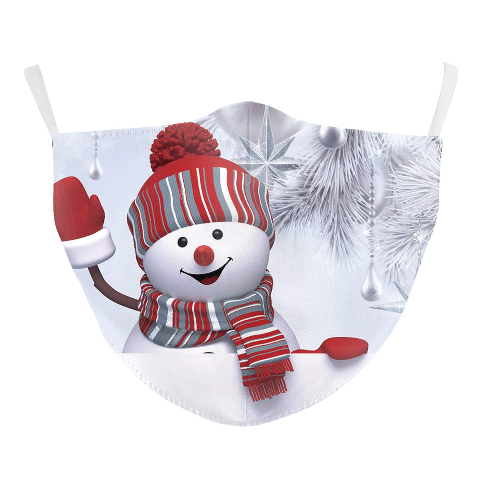 Assacalynn Cloth Face Mask with Filter Pocket, Adjustable Breathable Face Masks with Nose Shield - Kids Women Men Available