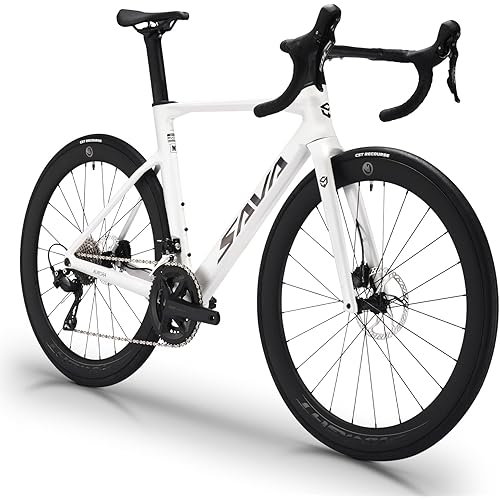 SAVADECK Full Carbon Racing Bike A7L Pro 2026 – Carbon Frame & Wheelset, with Shimano R7120 24-Speed, Hydraulic Disc Brakes, 90% Pre-Assembled