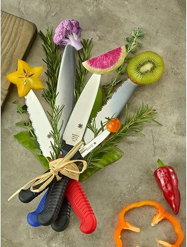 Miniatura 7 de Spyderco Cuchillo utilitario de cocina ligero con hoja de acero inoxidable MBS-26 y mango de plástico de polipropileno