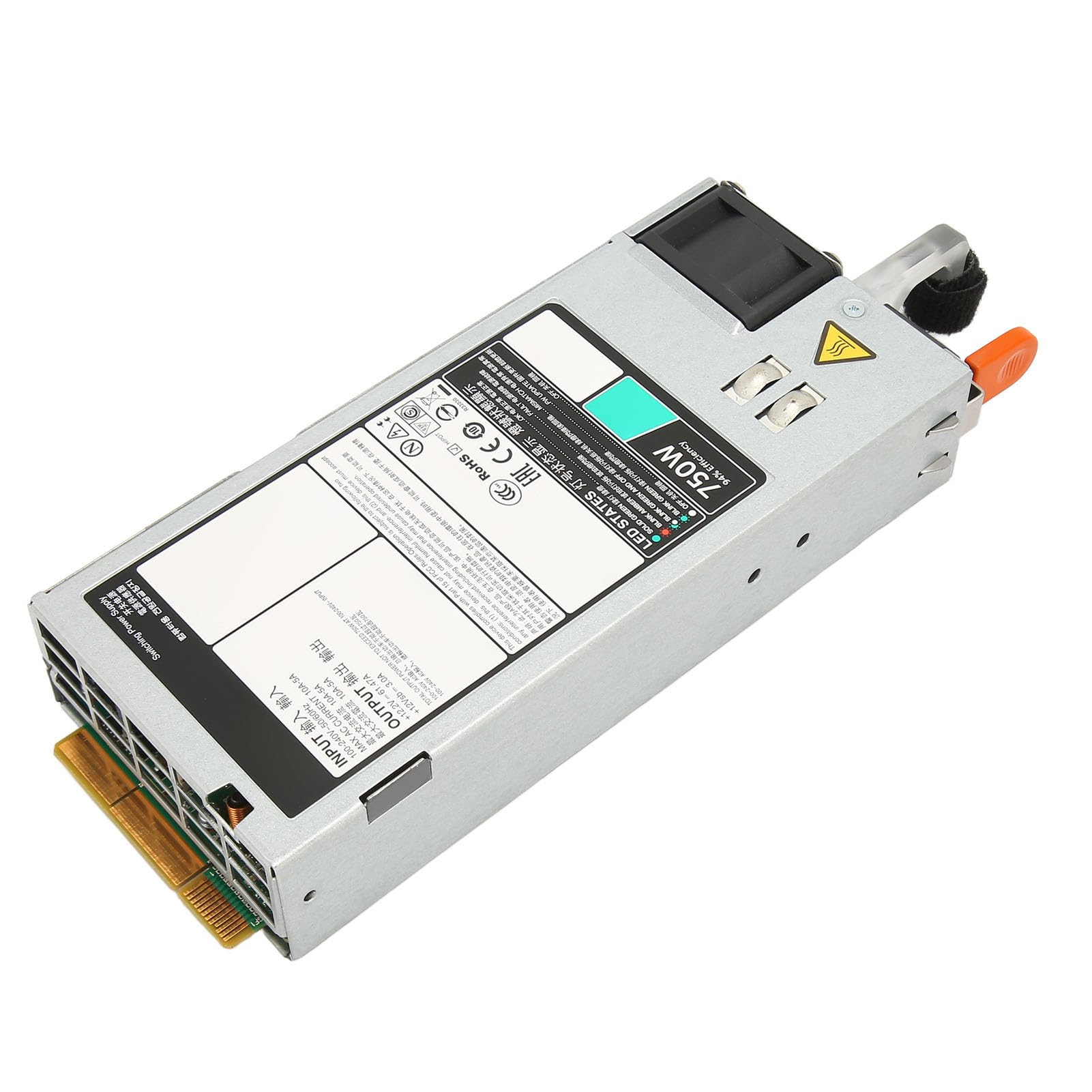 Fuente de Alimentación del Servidor D750E S6 100-240V, Reemplazo de la Fuente de Alimentación del Servidor EPP de 750W con Ventilador de Refrigeración, para DELL R530 R630 R730