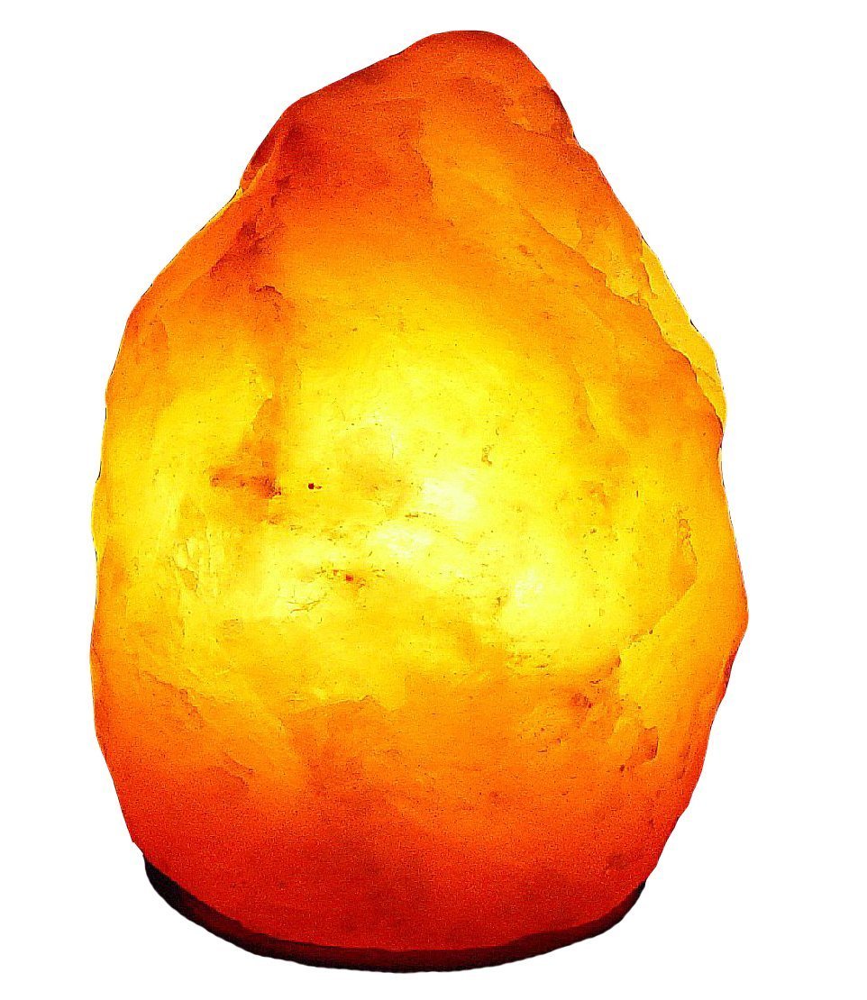 Salz Lampe von 2 kg bis 26 kg frei wählbar Kristall Lampen Salt Range Pakistan mit Spezial Leuchtmittel und Kabel in 250 cm WEIß (12-14 kg)