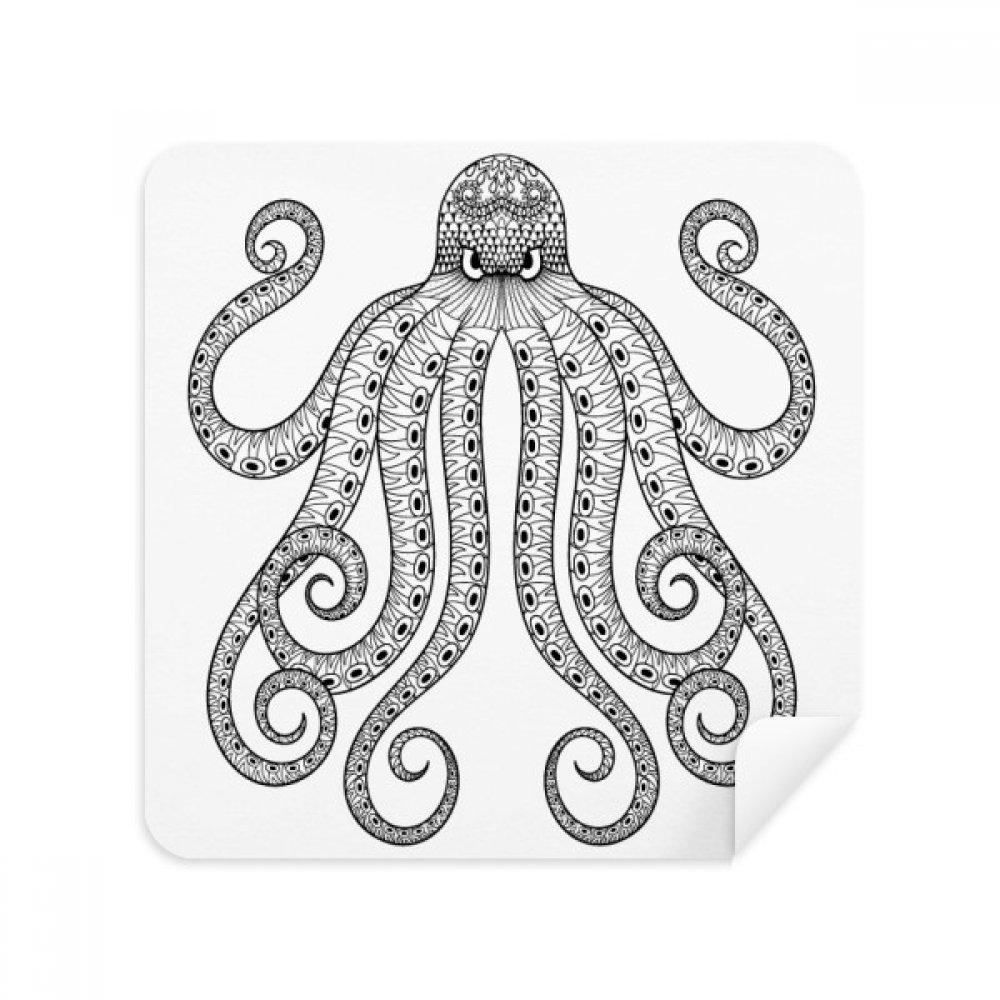 Nettoyant téléphone octopus en suède pour effacer les traces de doigts sur vos verres
