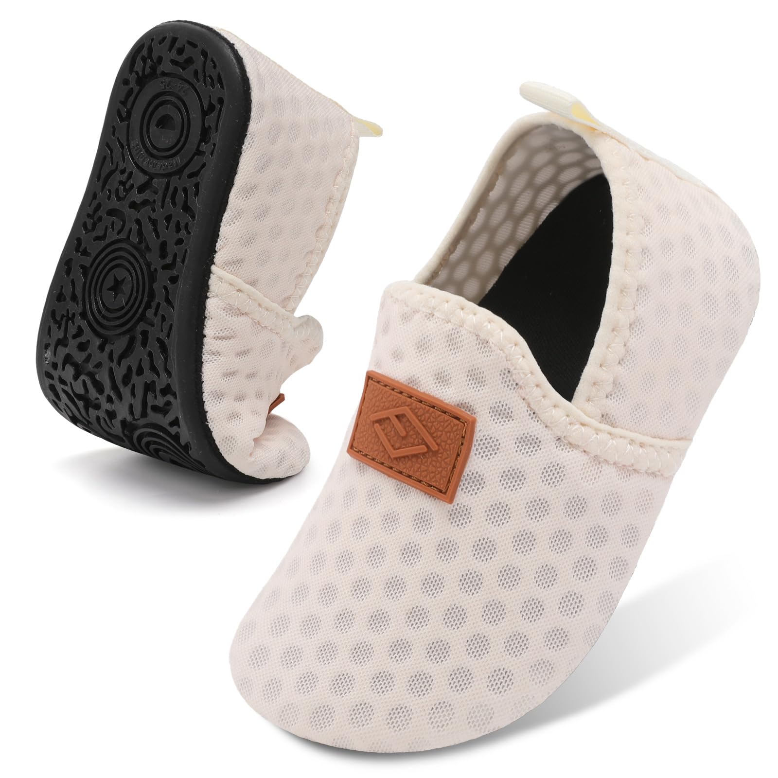 Lefflow Toddler Water Shoes Kids Quick Dry Beach Swim Socks Shoes Baby Non Slip House Slippers