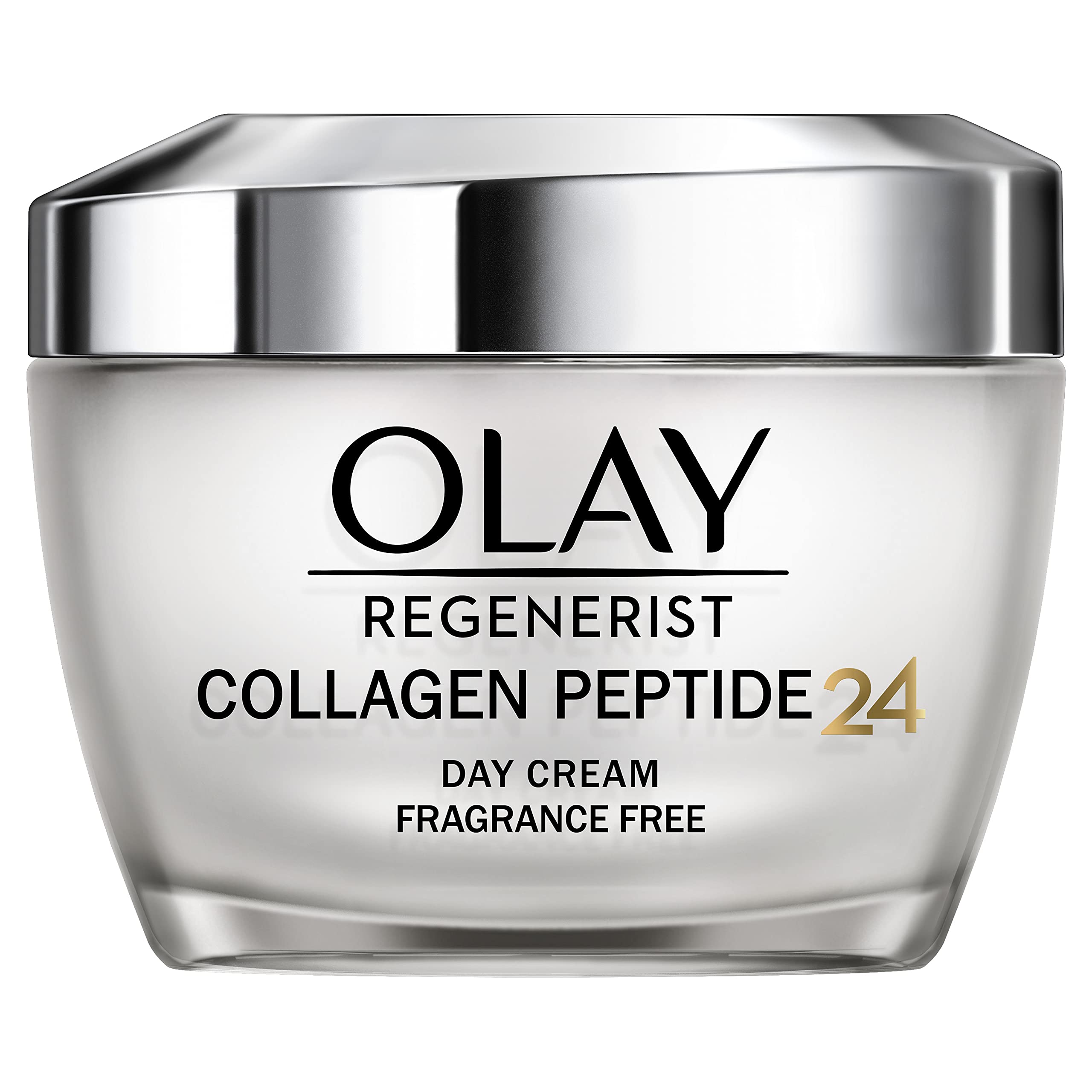 Olay Regenerist Collagen Peptide 24 Day Cream Without Fragrance, Reveal Strong & Glowing Skin In 14 Days