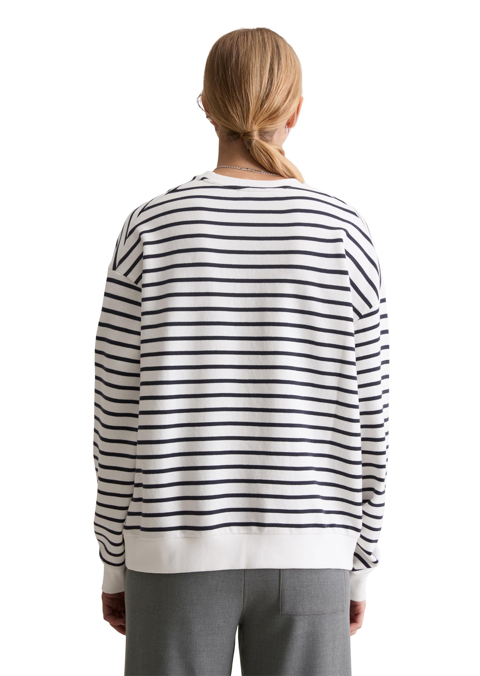 Marc OߴPolo Denim Camiseta Mujer a Rayas Oversize Fit