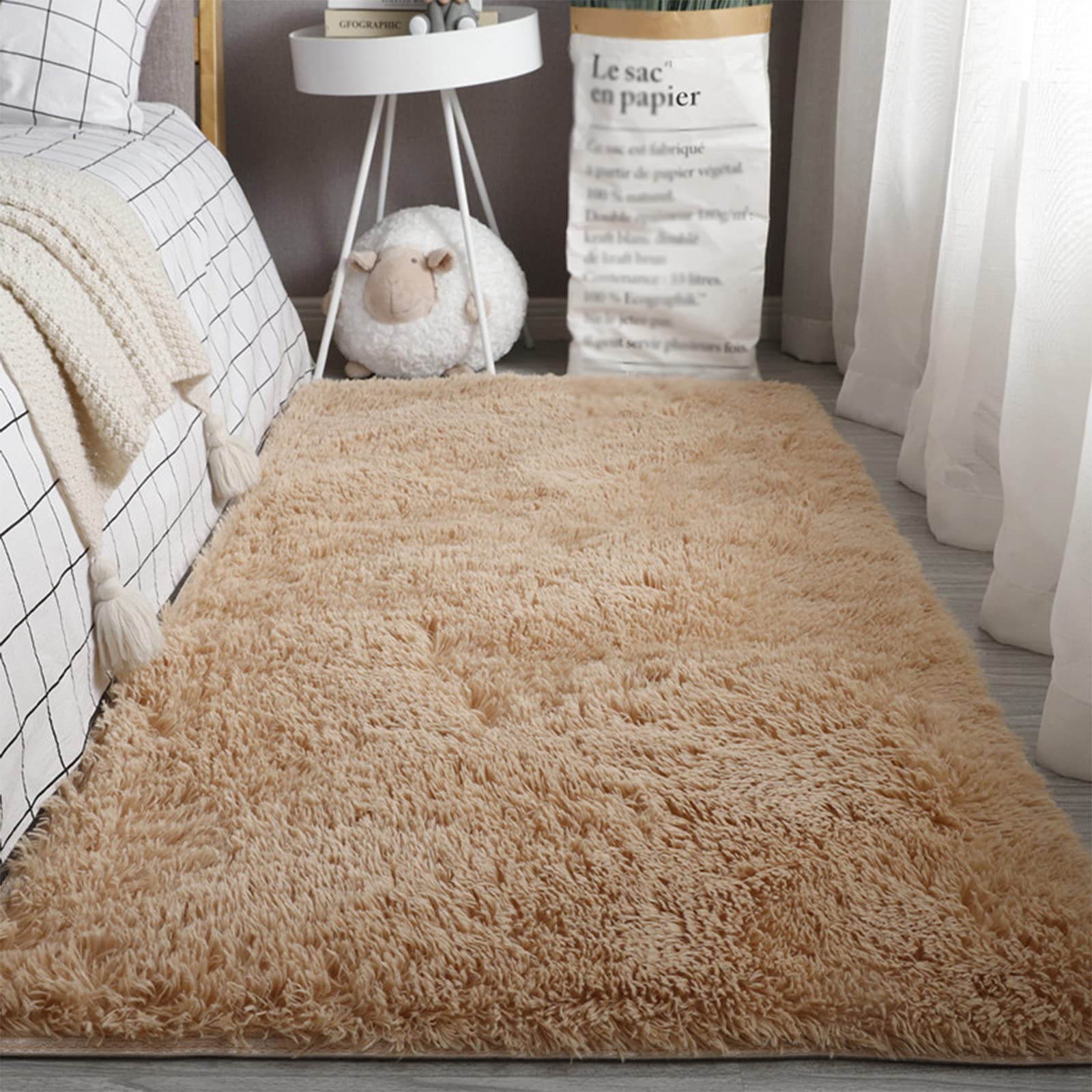 Tapis de salon LWZ grand format pour éviter les glissades au sol