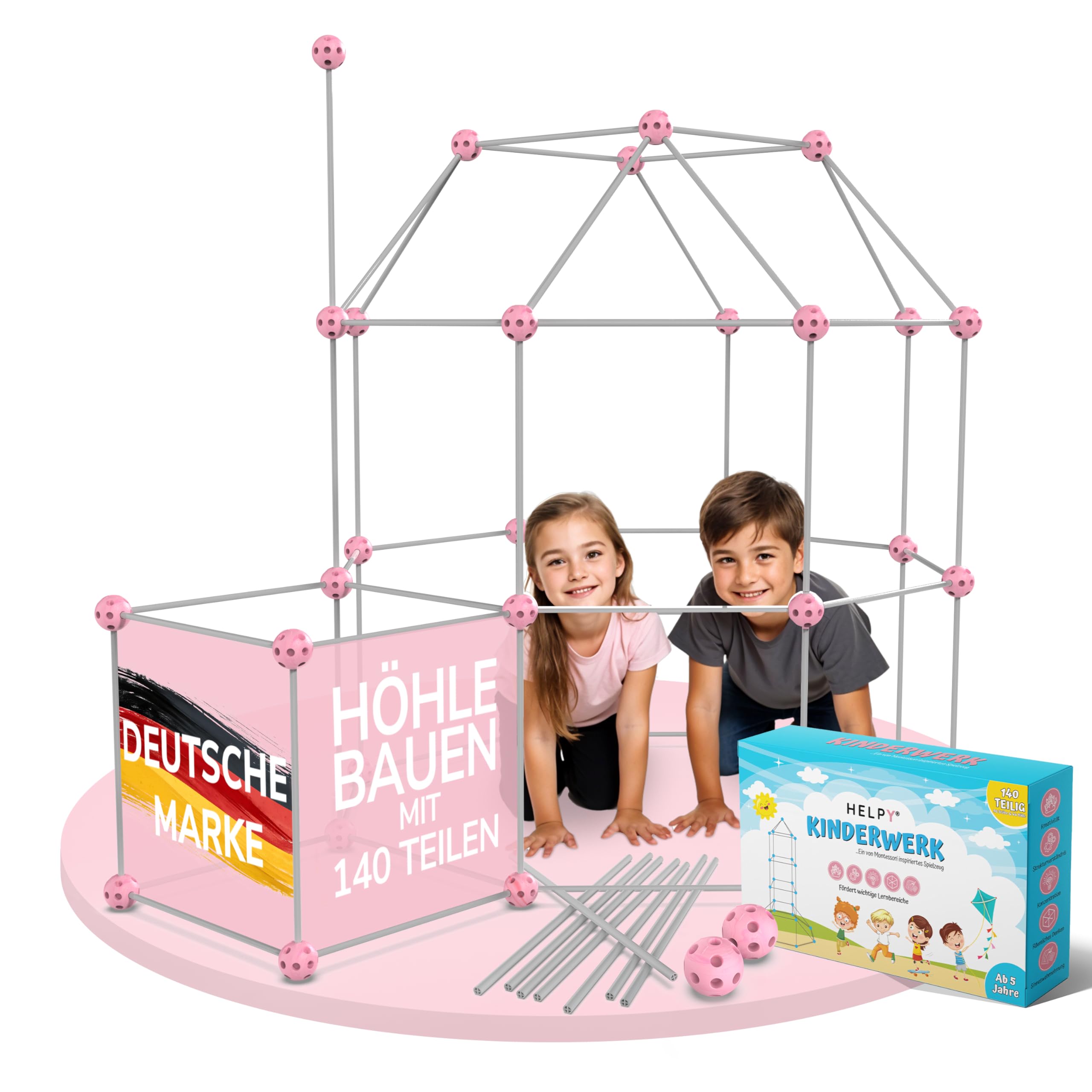 H E L P Y® KINDERWERK Höhlen-Konstruktionsset