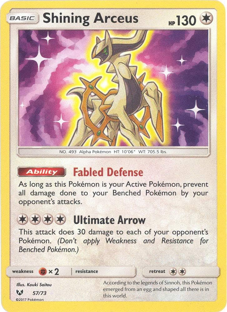 Shining Arceus - 57/73 - Shiny Holo Rare