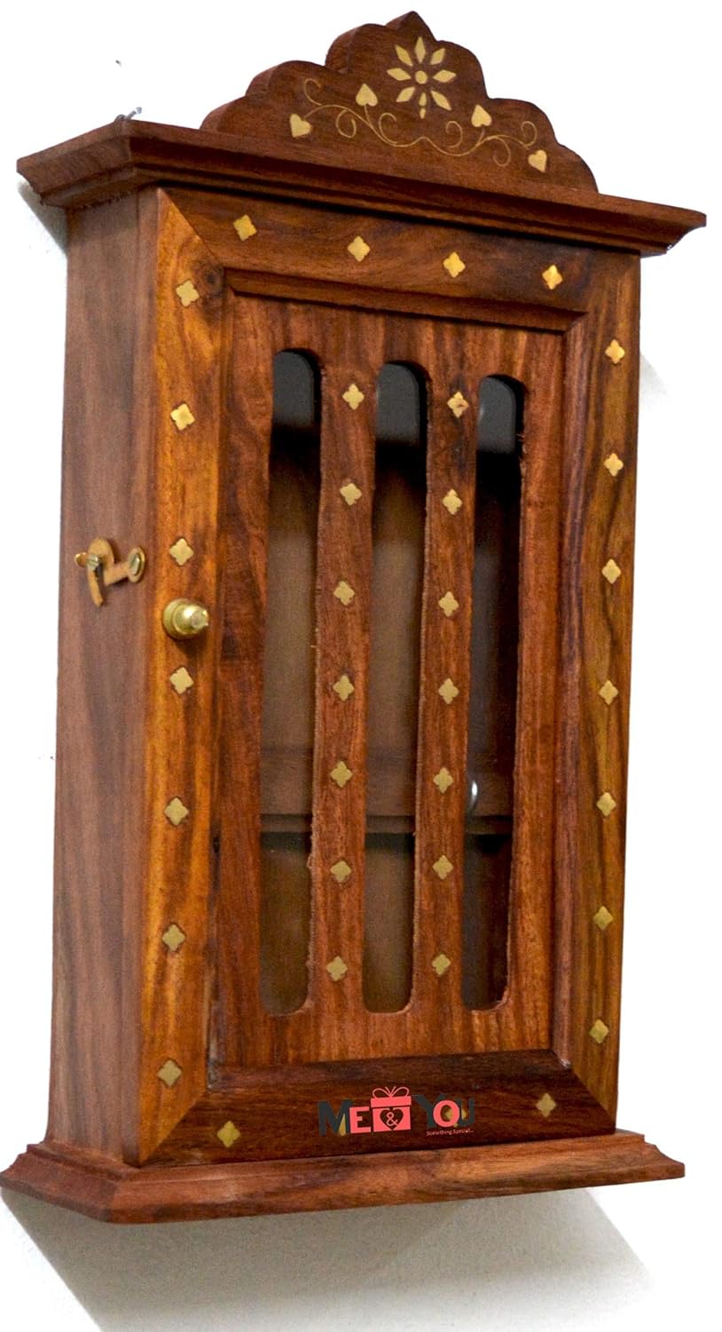 ME & YOU Handmade Wooden Wall Hanging Key Box/Key Rack