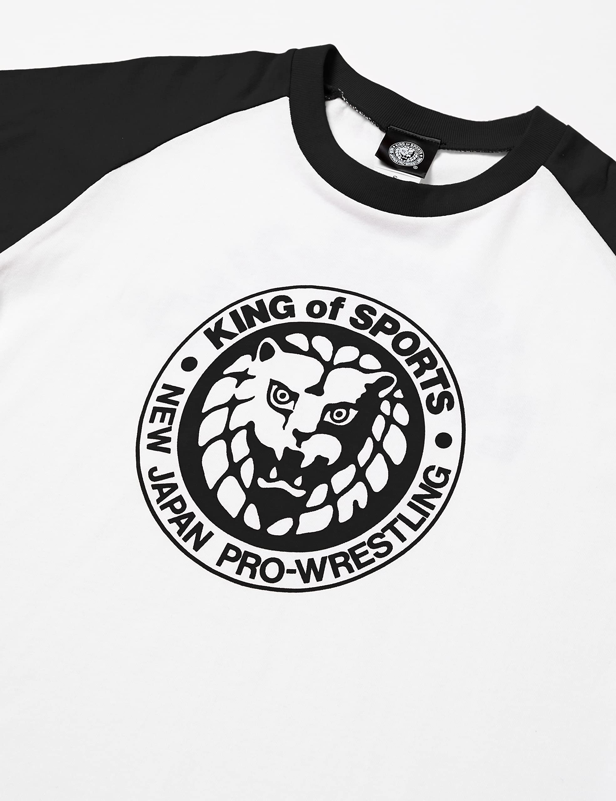 新日本プロレス Tシャツ ライオン ラグラン ロンT ロング 白黒 新品 Amazon.co.jp: 新日本プロレスリング Tシャツ ライオンマーク