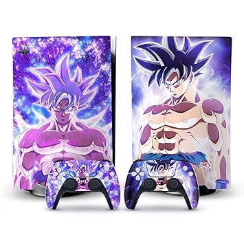 Mmoptop Anime PS5 Skin for Playstation 5 Digital Edition with Console and Dualsense Controller Full Set