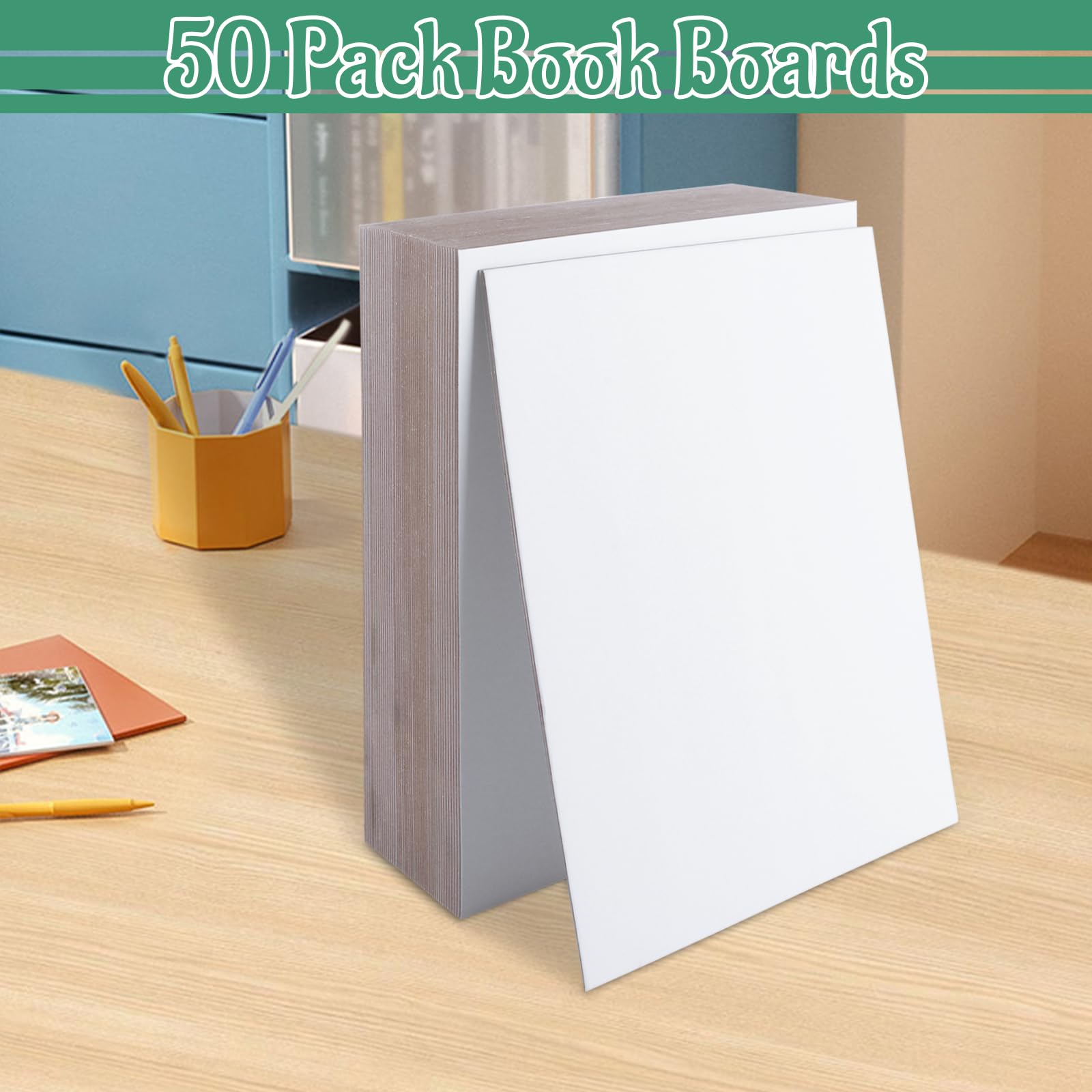 Amazon.co.jp: DAJAVE 50パック ブックボード 11 x 8.5インチ