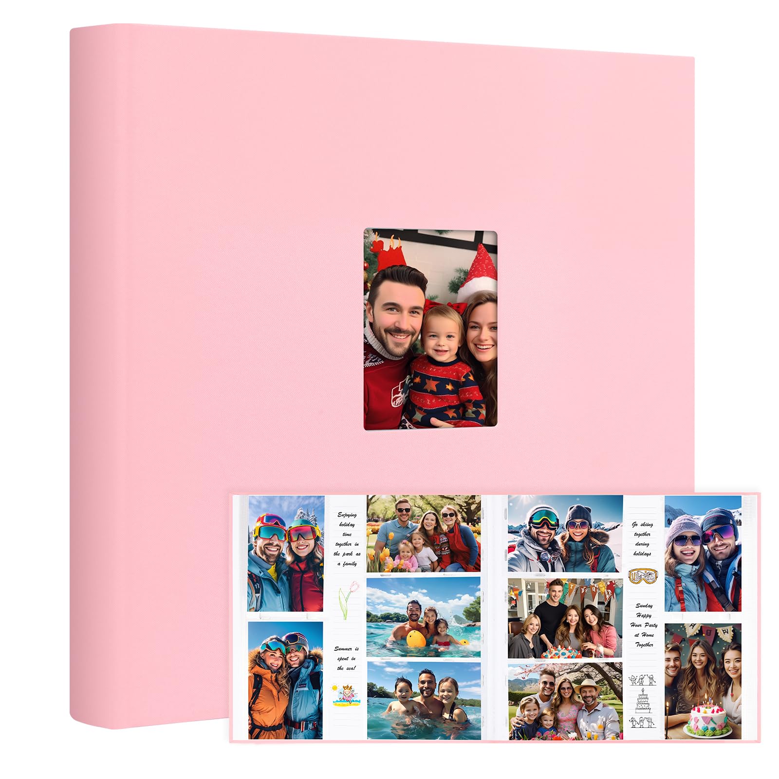 Album fotografico da 10 x 15 cm, con 300 tasche, copertina in