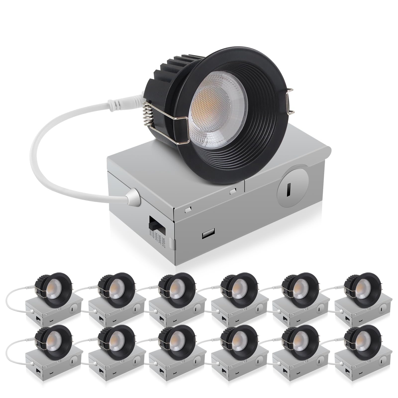 Photo 1 of Adetu 3 Inch LED Downlight (12 Pack)