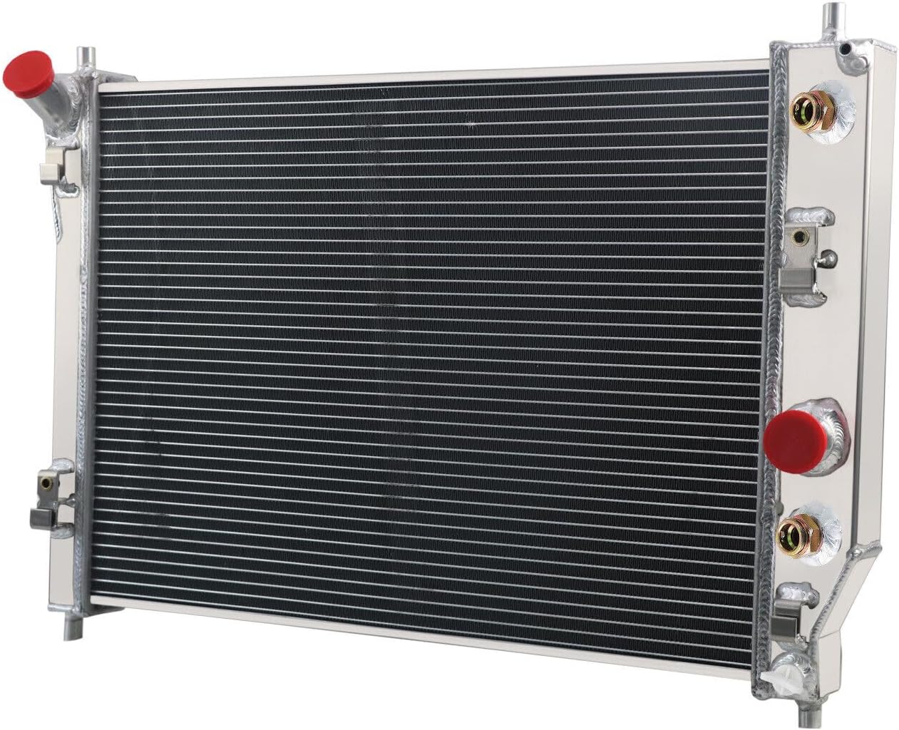 3 Row Radiator Compatible for 2005-2013 Chevy Corvette C6 5.3l 6.0l 6.2l 7.0l V8 SSR Z06 ZR1 427 Limited Edition Aluminum Radiators