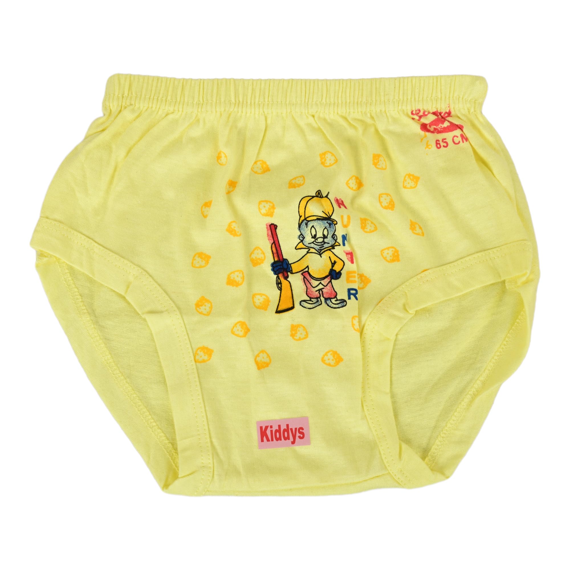 Kiddys 100% Cotton Kids Unisex Underpants Soft Underwear Bloomers Panty for Baby Girls & Boys Pack of 12 (in, Age, 6 Months, 12 Months, Regular, Multicolor) 3