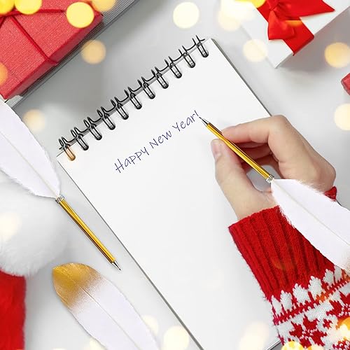 Miniatura 6 de Nufiwra 12 bolígrafos de plumas vintage bolígrafo suave y esponjoso para invitados suministros de boda fiesta de novia 106 pulgadas