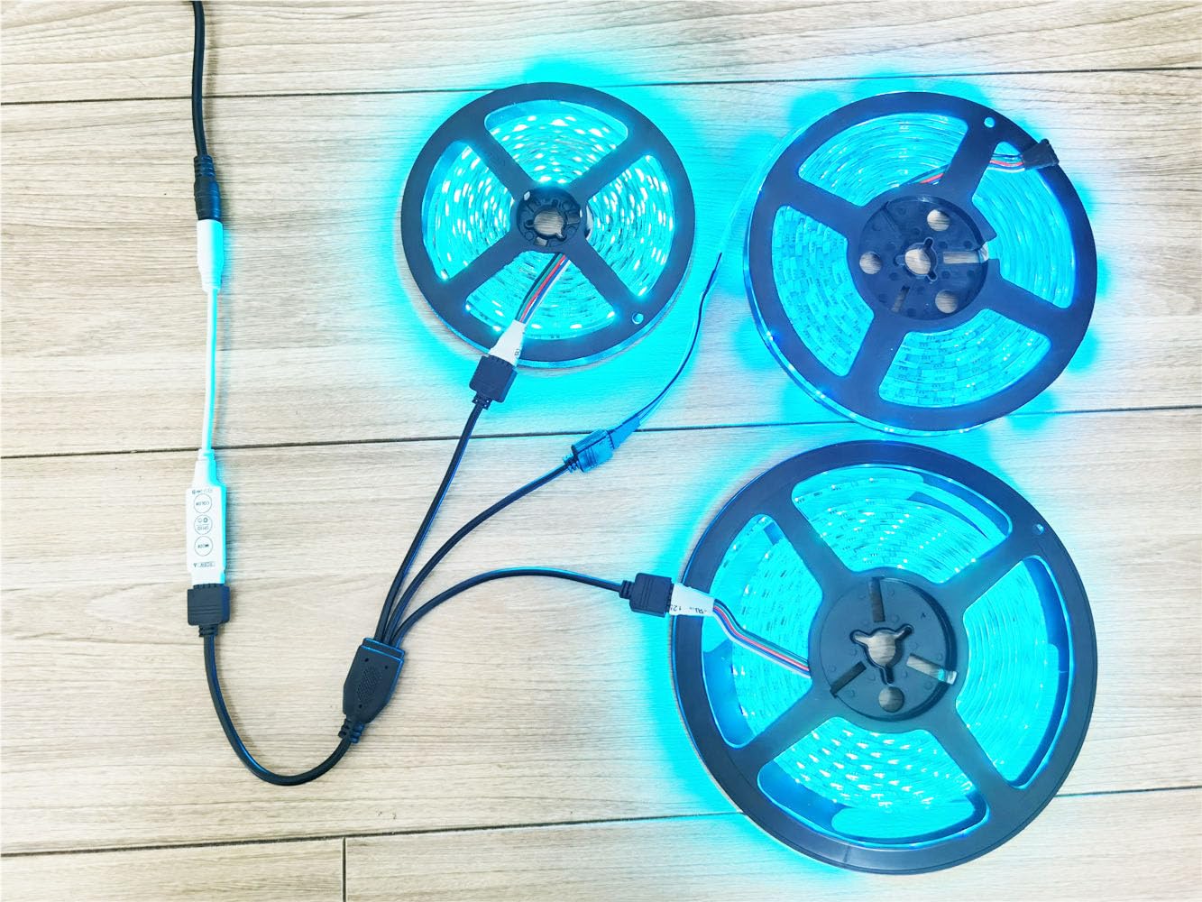 GutReise 6pin 12MM Cavo di prolunga per striscia LED, 5 m, 22 AWG+10 connettori per strisce LED