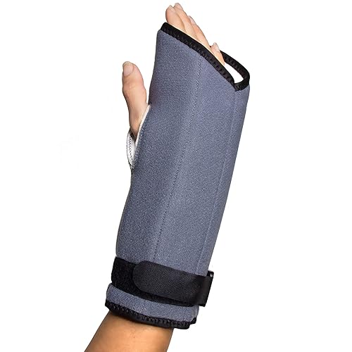 Heelbo Muñequera nocturna para túnel carpiano, dolor de artritis, tendinitis, soporte de cojín con cuentas, apto para FSA y HSA, se adapta a la mano