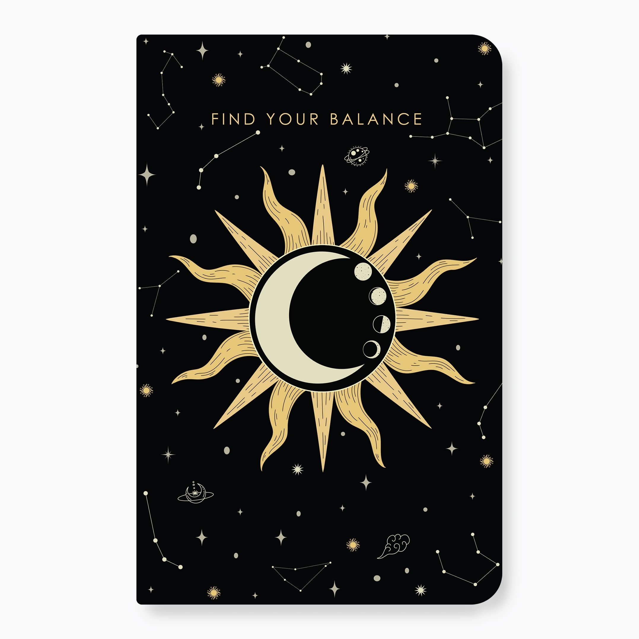 FACTOR NOTES A5 Notebook: Ruled | 90 GSM | 160 Pages (Find Your Balance)