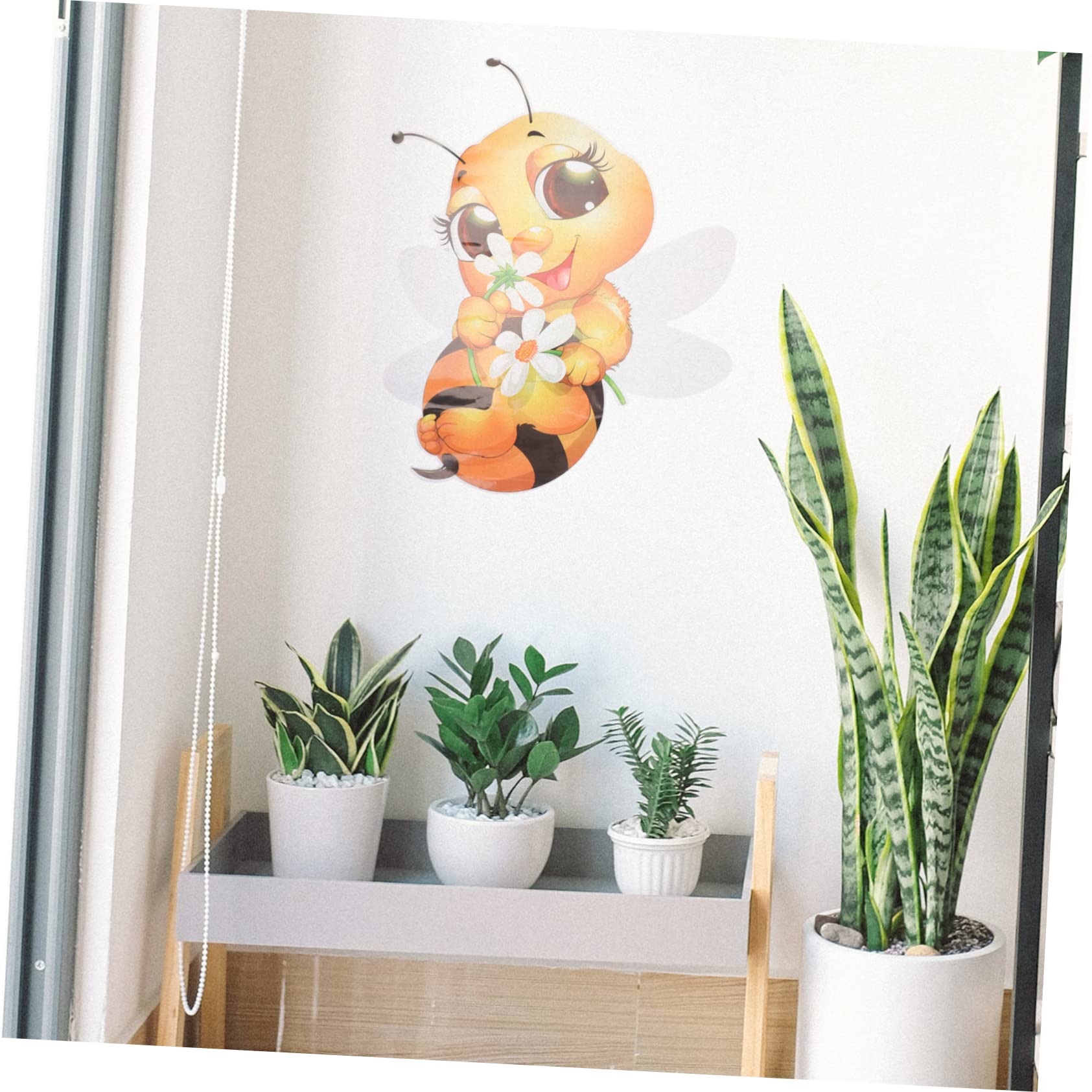 4 Piezas Calcomanías de Pared de Abejas Autoadhesivas para Decoración de Habitaciones Infantiles y Guarderías Decoración