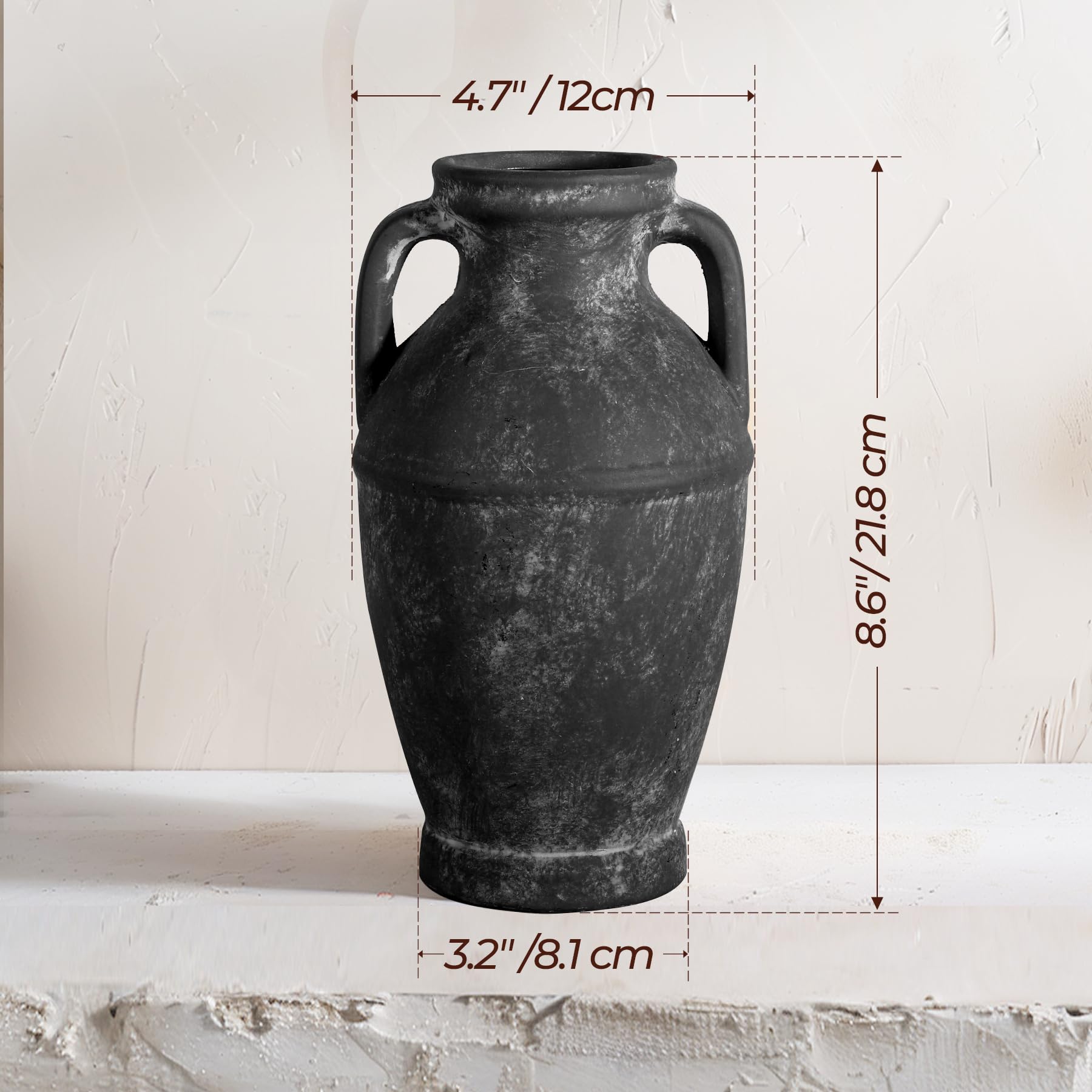 西ドイツ製 Fatlava】ü Keramik 花瓶 12cm｜インテリア小物