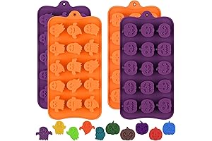 HUAKENER Holiday Molds: Halloween Fun for Chocolate, Candy, and More