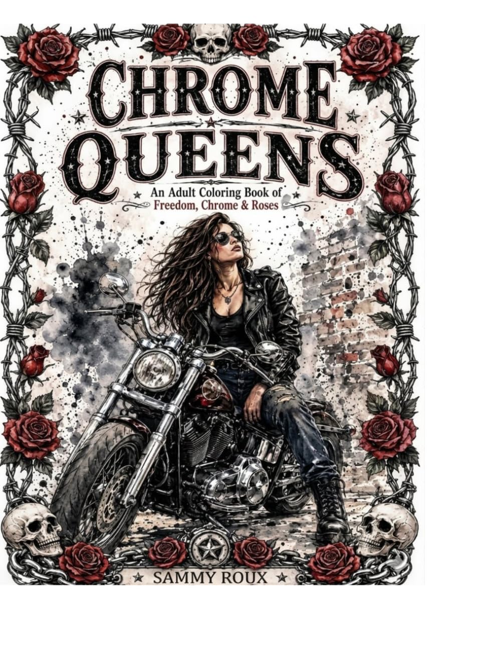 Chrome Queens: Adult Colouring Book