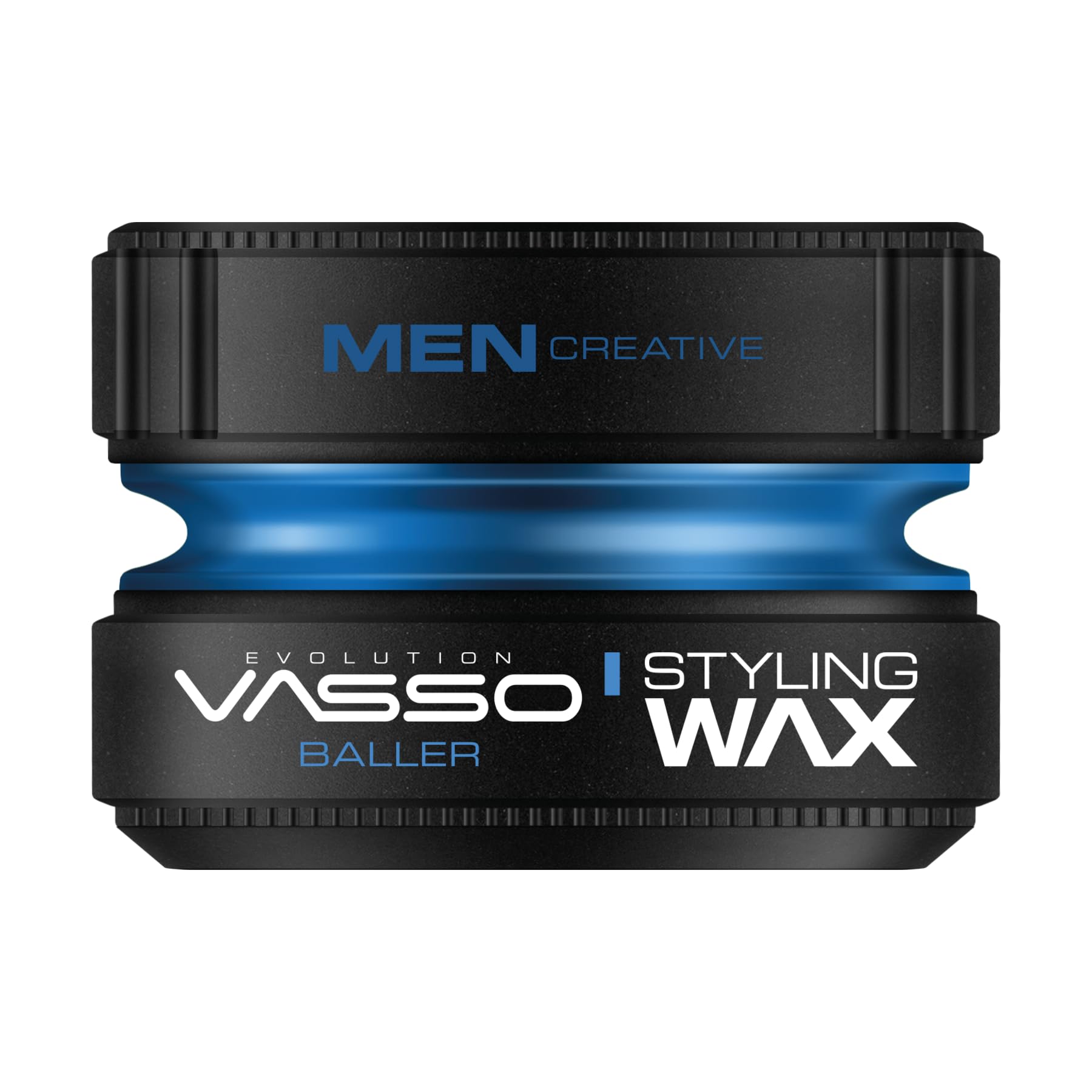 VASSO Saç Şekillendirici Wax | Tüm Saç Tipleri | Ekstra Tutuş, Islak ve Parlak Görünüm | Neme Dayanıklı | AQUA Baller 150 ml
