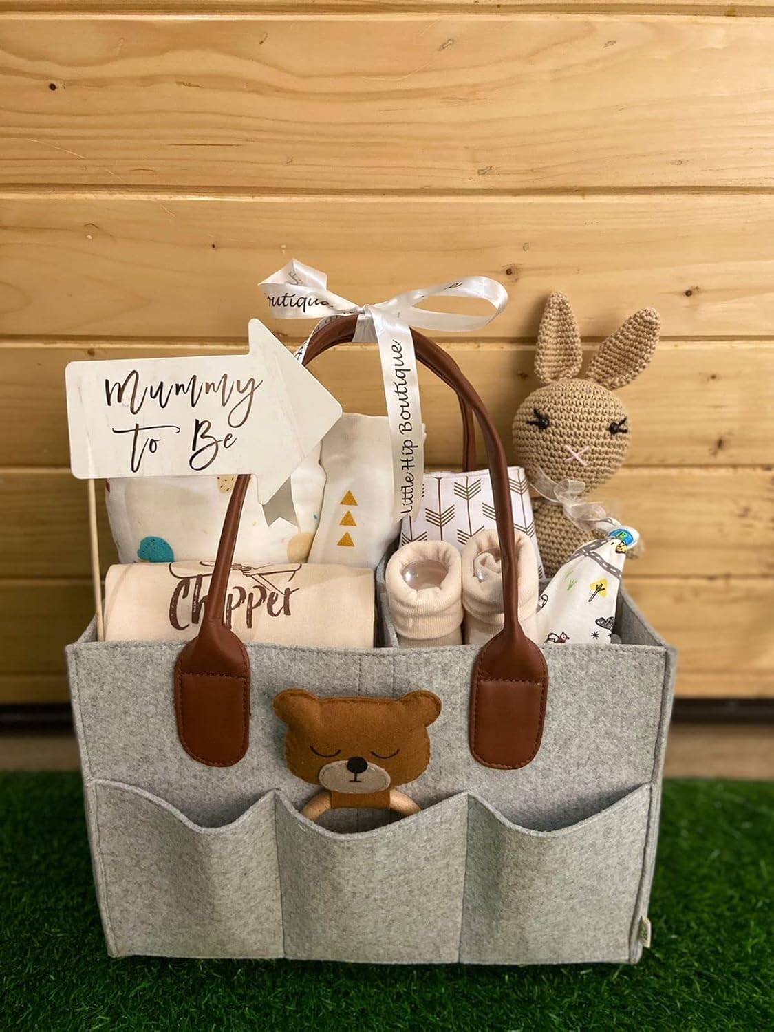 Kresal Diaper Caddy Bag for Smart Mothers - Baby Diaper Caddy Organizers - Baby Wipes Felt Storage, Nursery, Foldable, Portable and Lightweight - Image 9 thumbnail