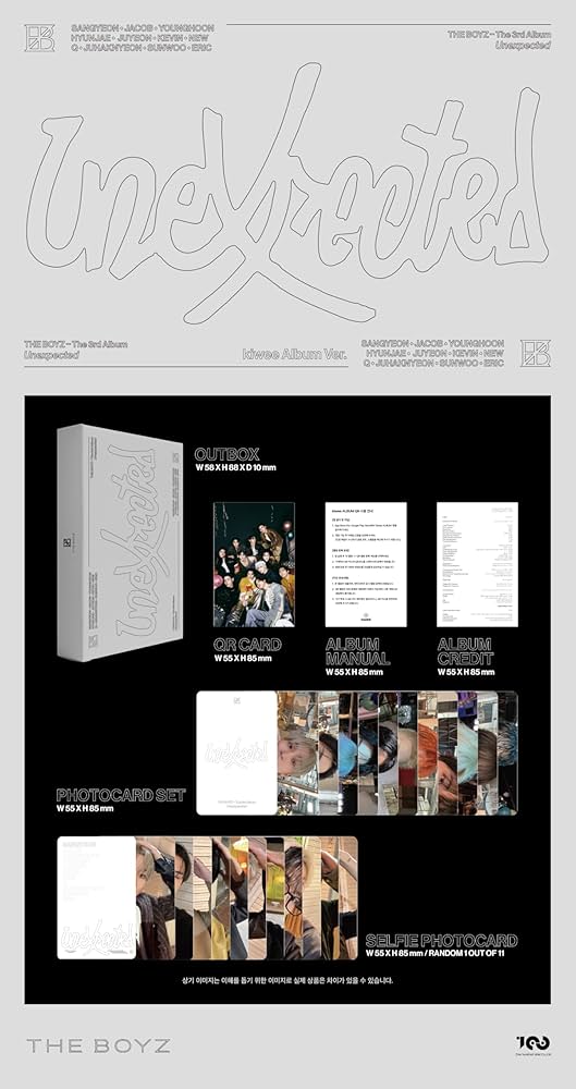 THE BOYZ, TBZ - THE BOYZ Unexpected 3rd Album Platform Kiwee