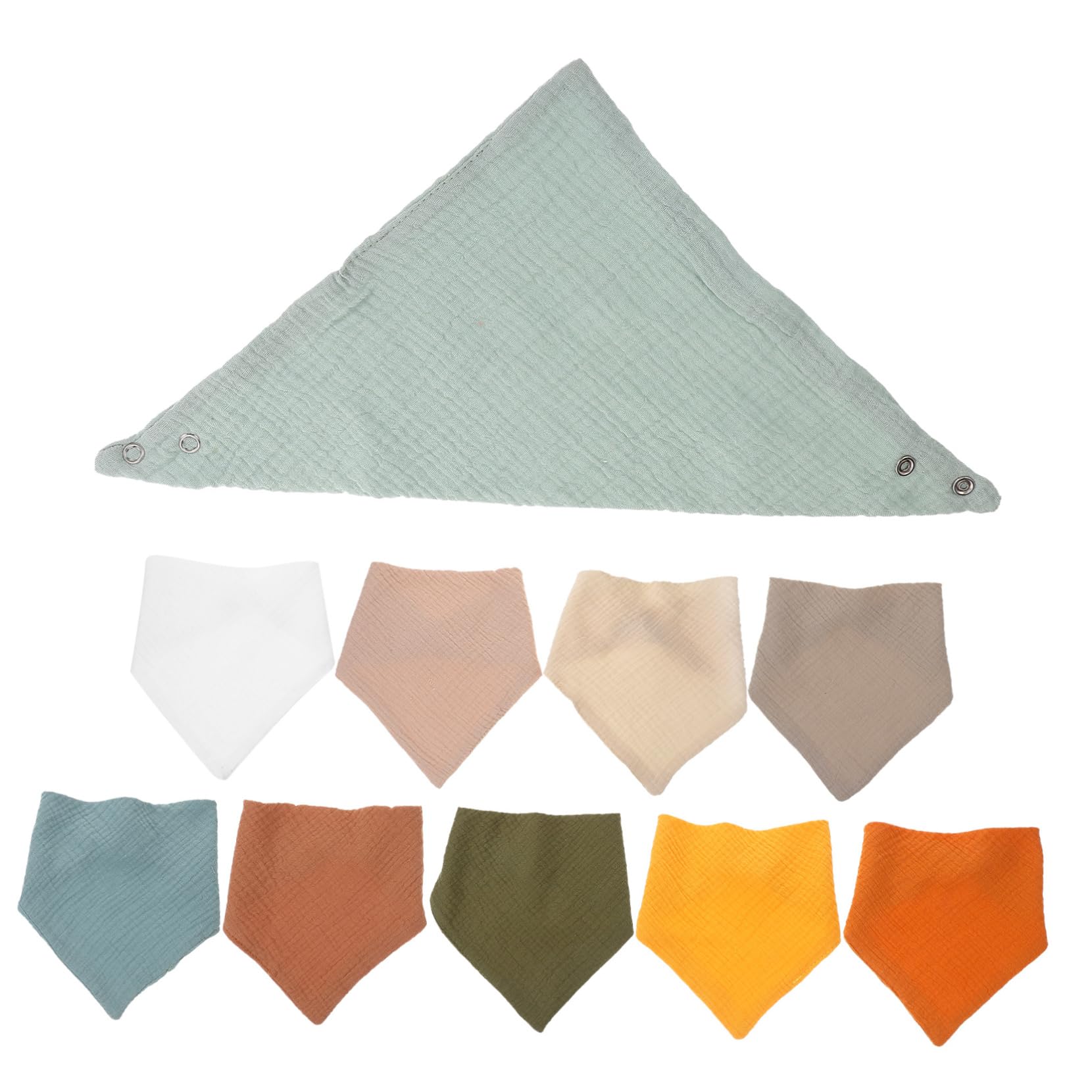 Beaupretty 10pezzi Bavaglini Piccoli Riutilizzabili Unisex Bavaglino Minuscolo Per Mangiare Accessori Essenziali Per Proteggere Indumenti Sbavature e