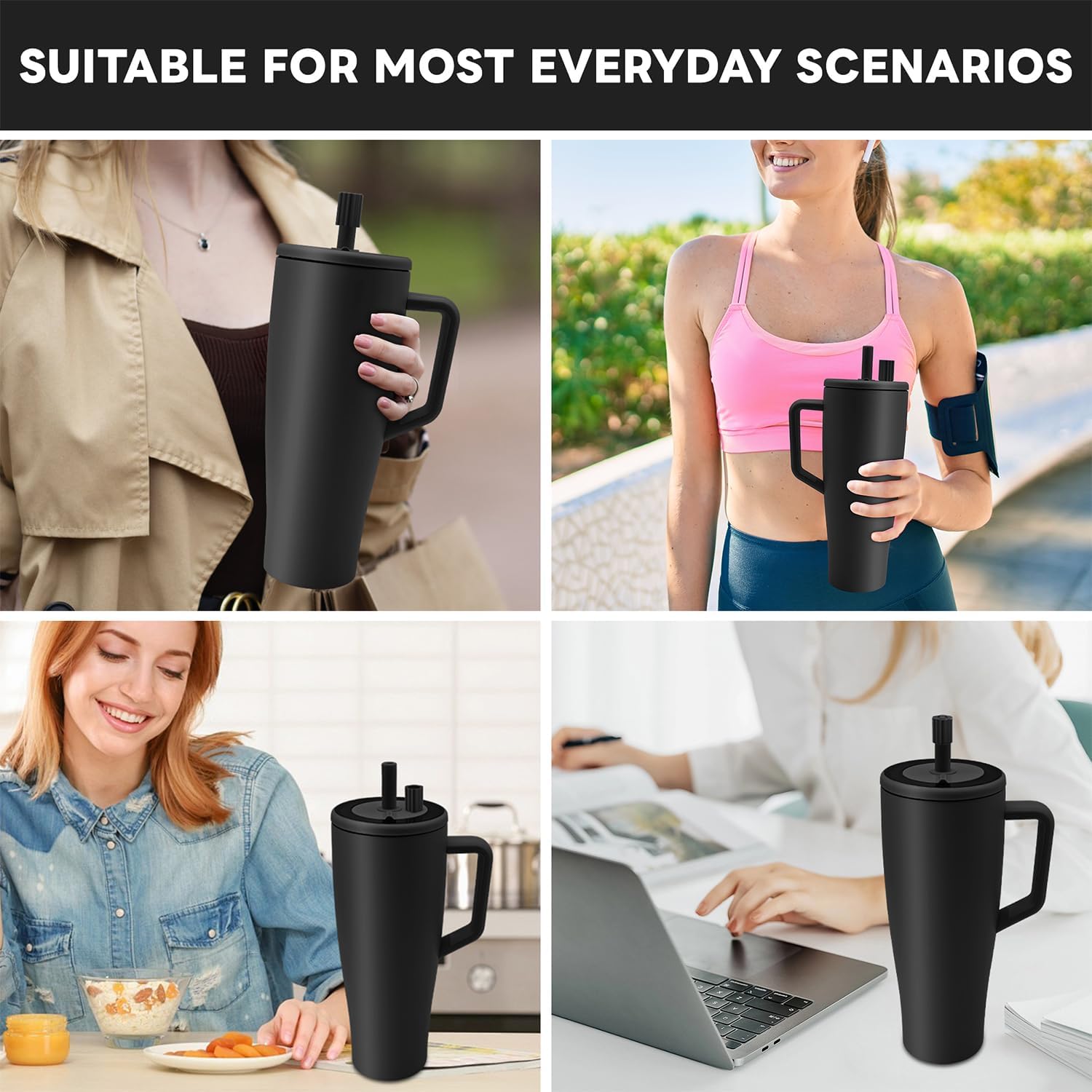 2 Pack Magnetic Straw Covers Compatible with Brumate Era 30&40 oz Tumblers,Silicone Straw Caps - Image 5