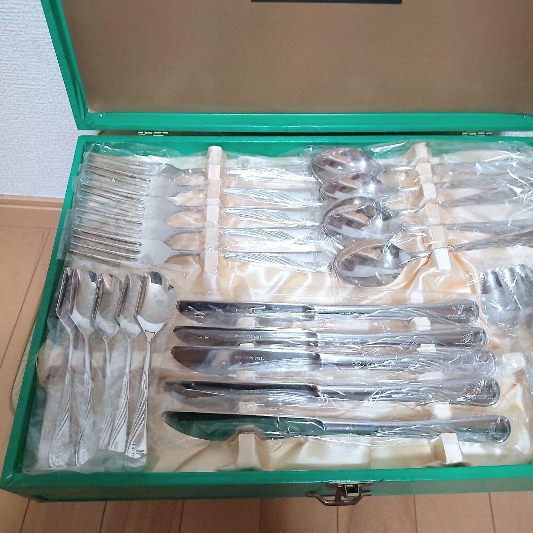 Amazon | YUKI TORII カトラリーセット37本 昭和レトロ | ノーブランド