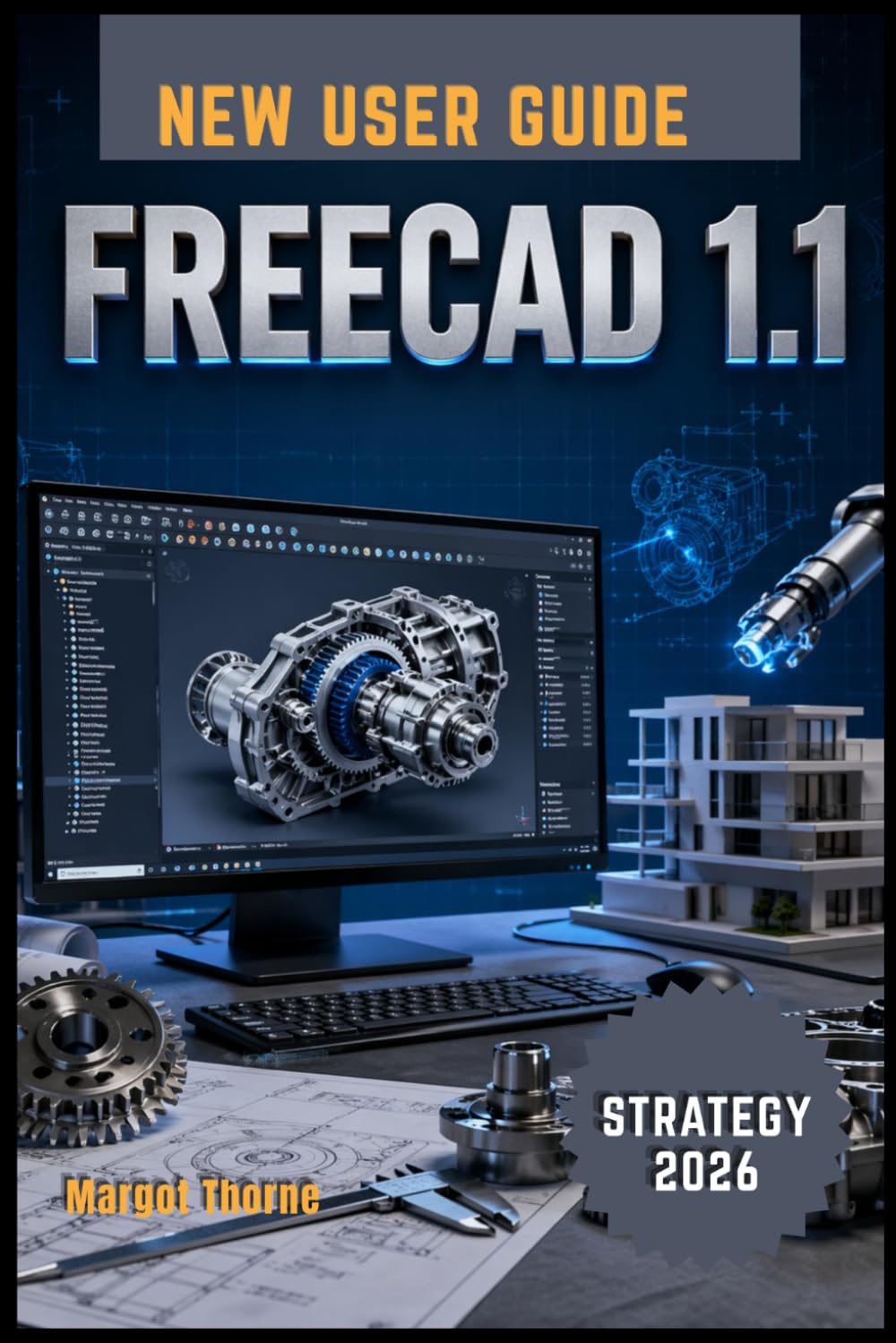 FreeCAD 1.1 User Guide 2026: A Complete Step-by-Step Manual to Master 3D Modeling, Parametric Design, and Professional Engineering Projects with Ease