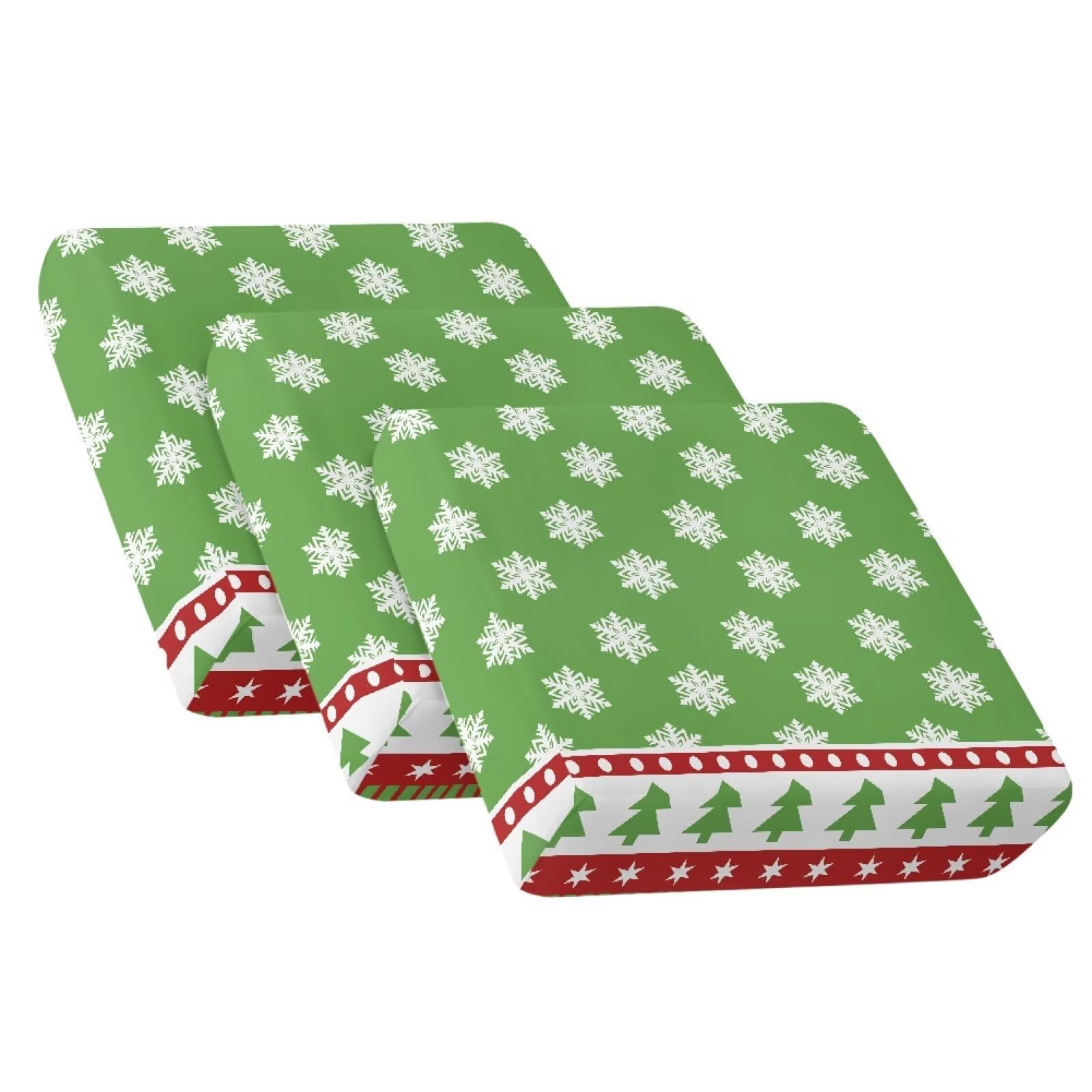 Housse de coussin de canapé de Noël avec élastique pour réveillon chaleureux en famille