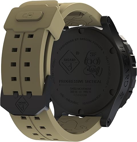 Vista 60 de HAZARD 4 Heavy Water Diver™ : Titanium Tritium Dive-Watch BlackTie Blanco