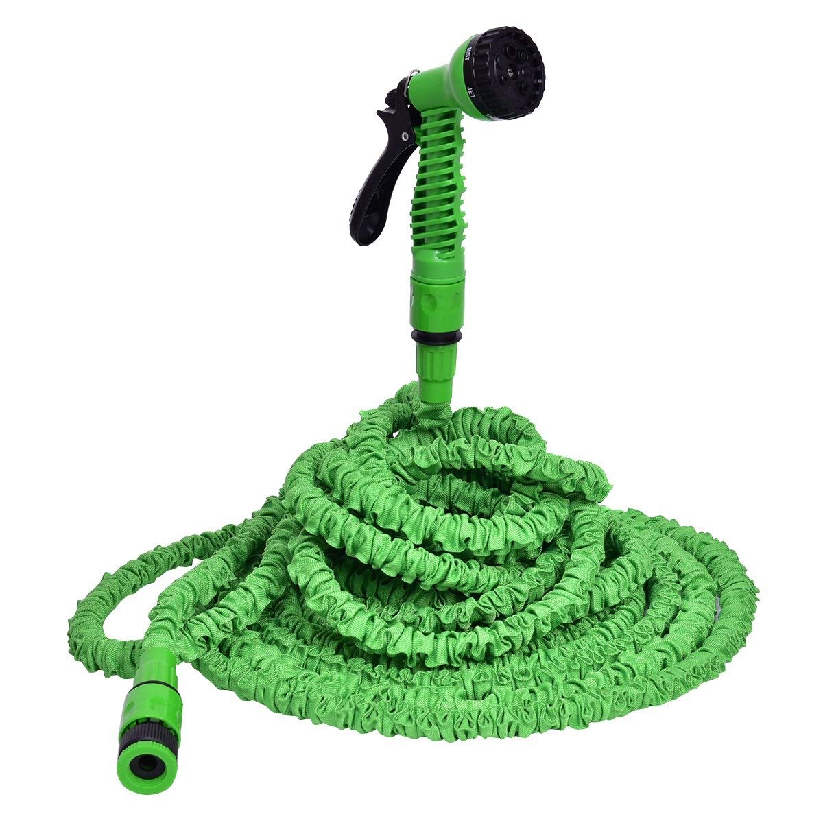 FMLSDMSG Garden Hose Watering Equipment Water Hose Garden Hose, a Variety of Adjustable High Pressure Nozzles, Flexible Extension Hoses for Car Wash Cleaning, a Variety of Sizes (Size : 7.5m)
