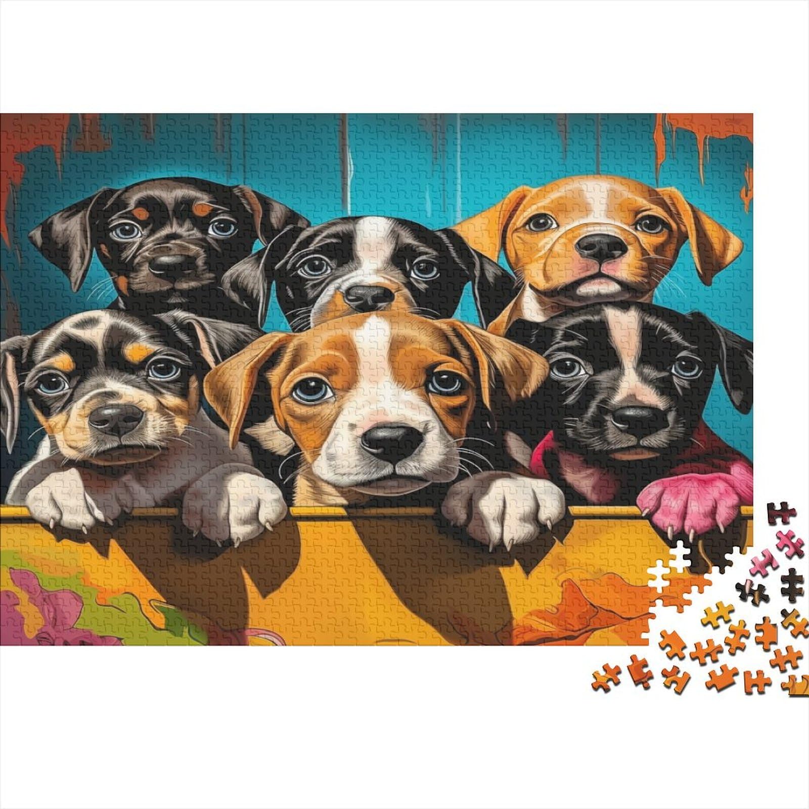 Puzzle per adulti 1000 pezzi Cane Corso Puzzle colorato per