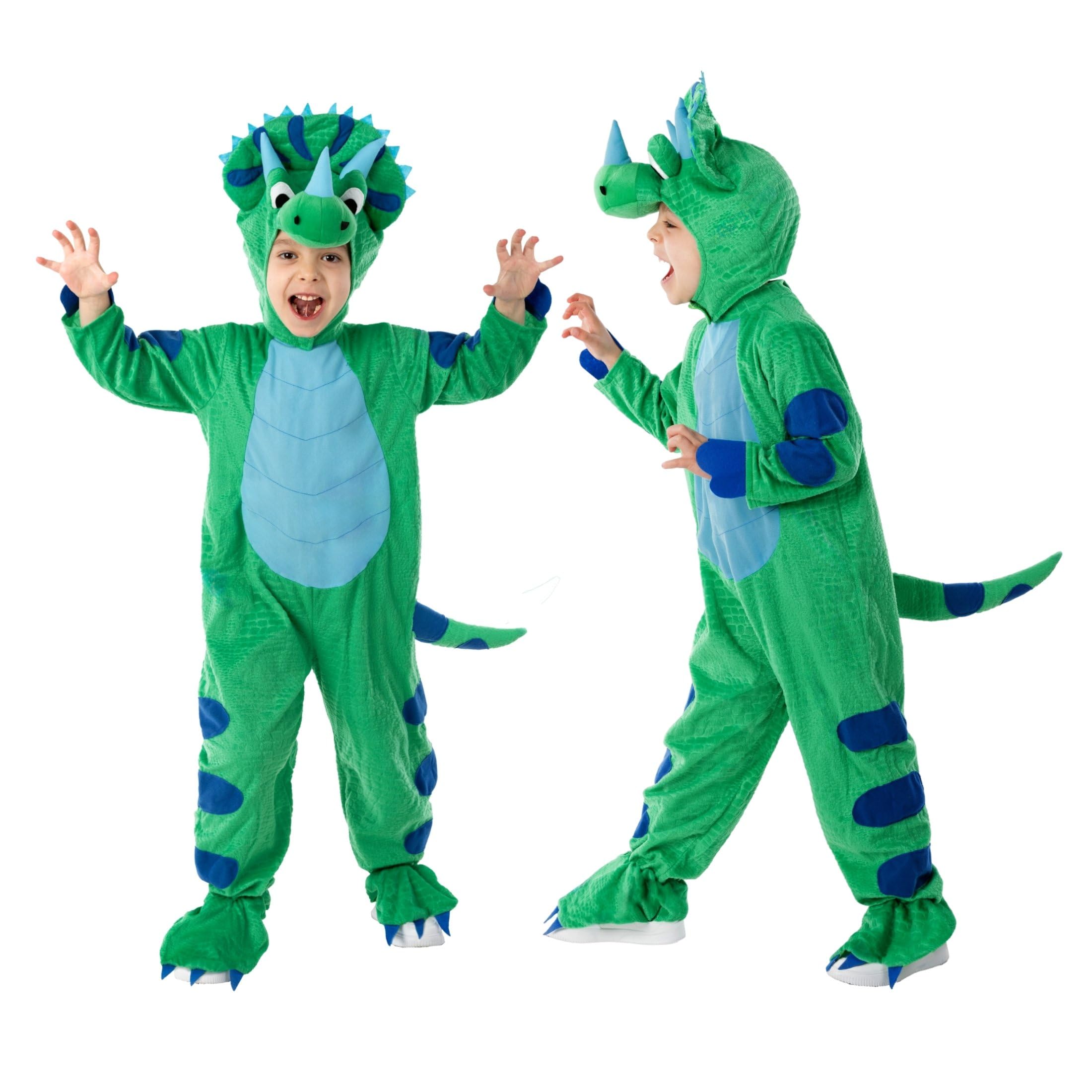 Morph Triceratops Costume For Kids, Toddler Dinosaur Outfit, Halloween Dinosaur Costume, T-Rex Dress Up