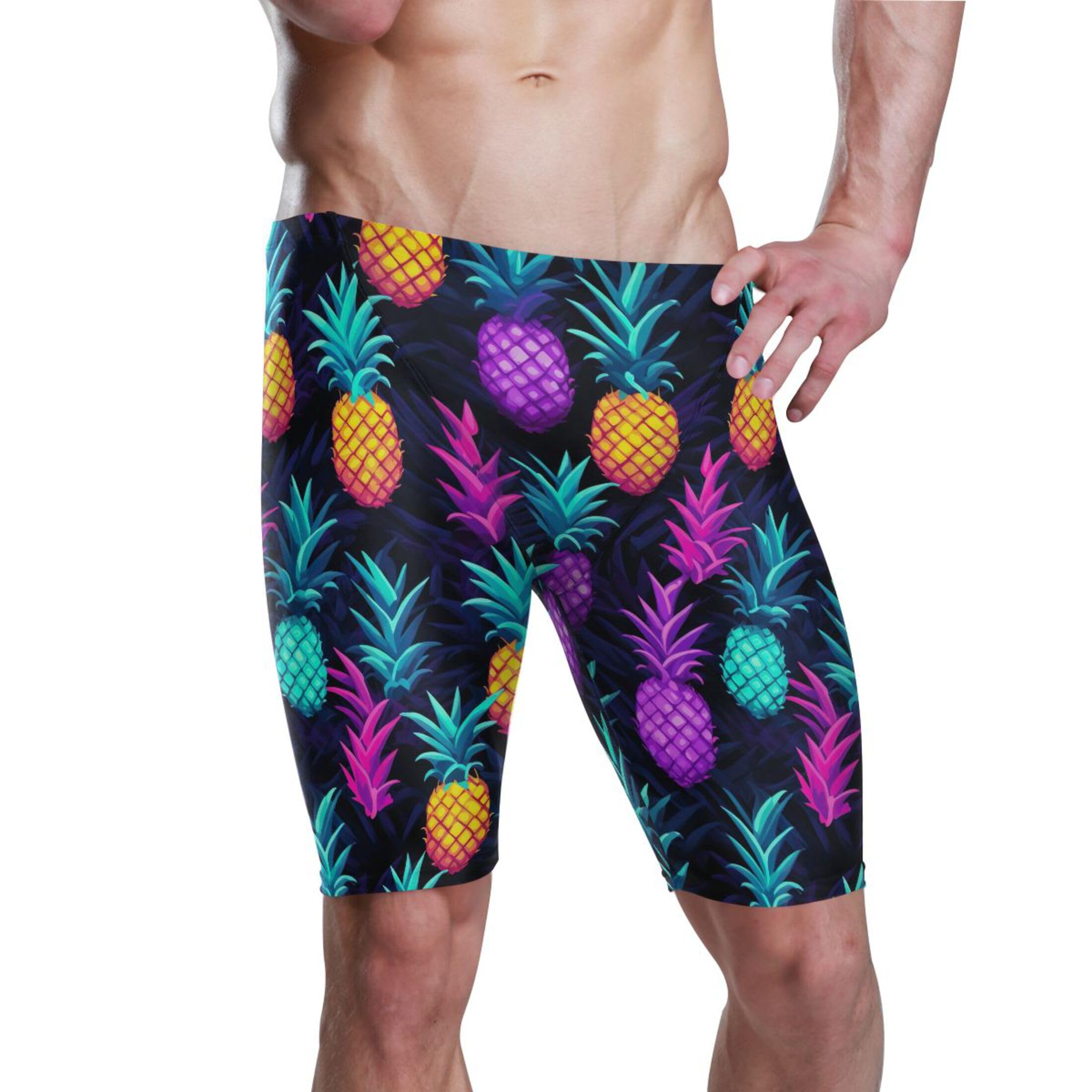 UMIRIKO Pineapple Fruit Mens Swim Jammers Swimsuit XL B0401011