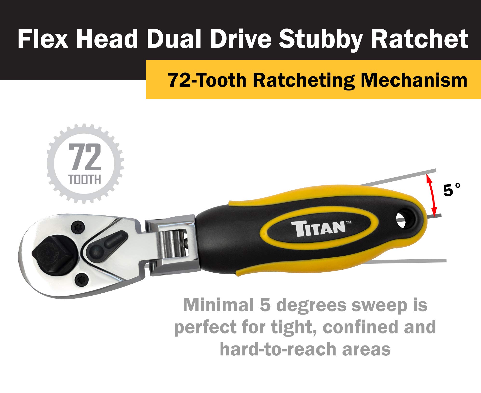 Snapklik.com : 12351 3/8-Inch And 1/2-Inch Drive X 6-Inch 72-Tooth Flex ...