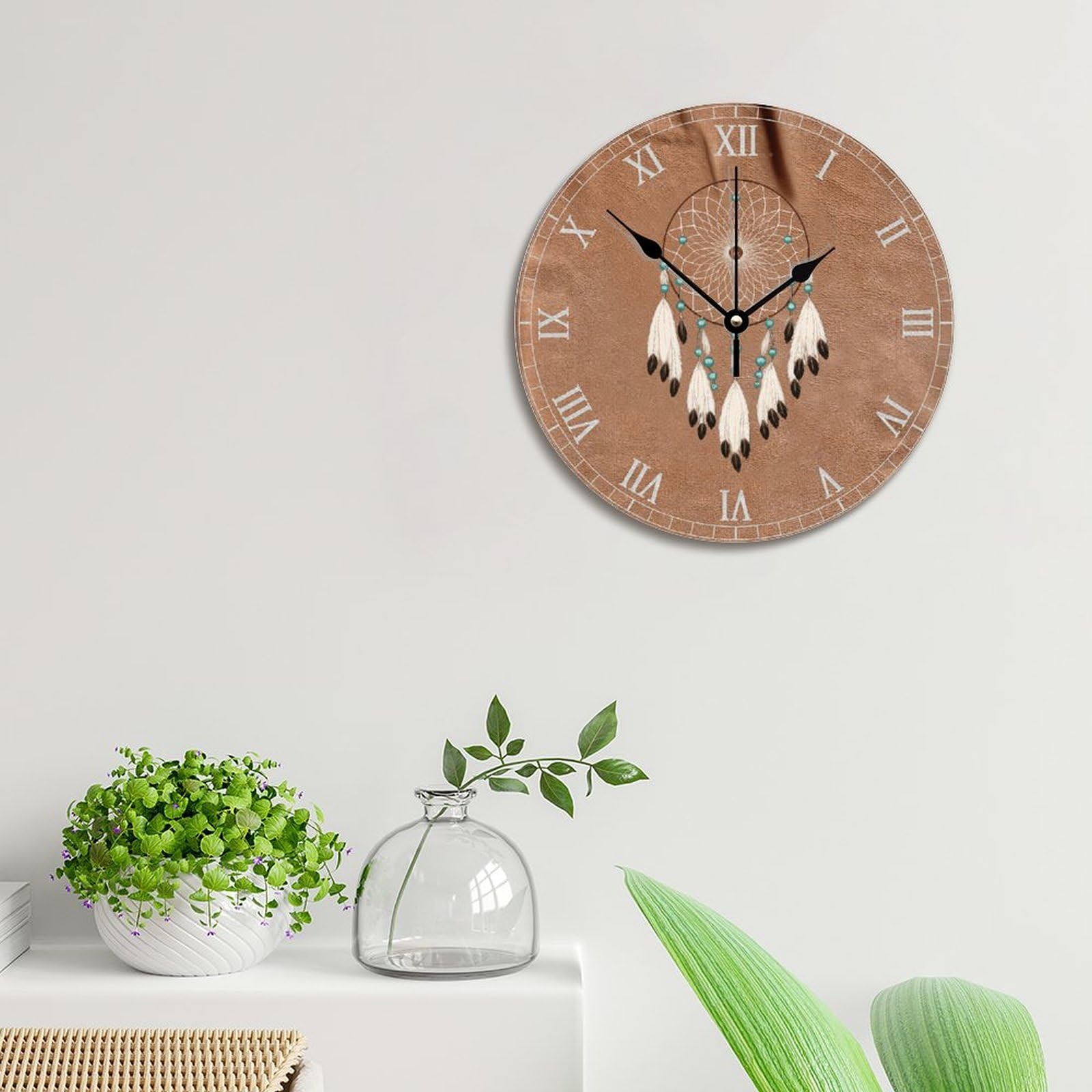 Amazon.com: ArogGeld Native American Dreamcatcher Clock Boho