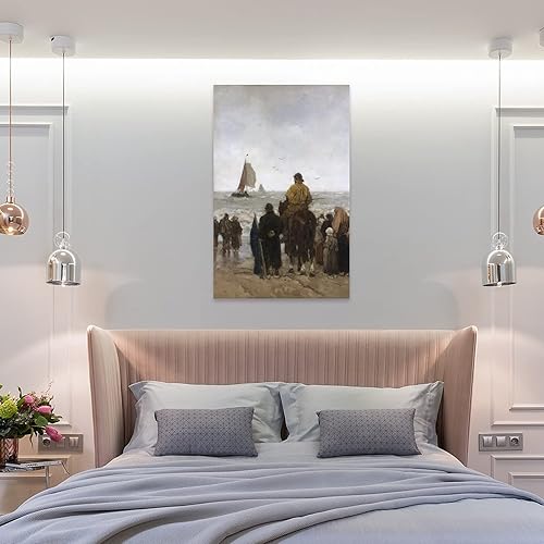 Miniatura 8 de YENCHEN Maris Jacob -- Aankomst Der Boten 1884 Print Photo Art Painting Canvas Poster Home Decorative Bedroom Modern Decor Posters Gifts