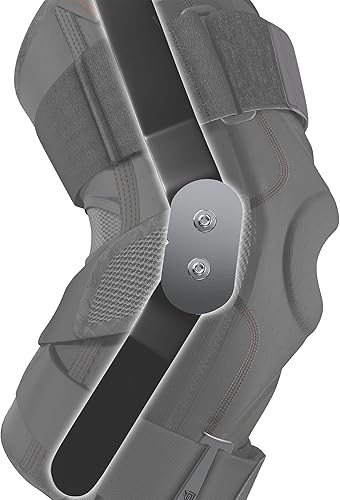 Vista 6 de shock doctor rodillera con doble bisagras. Negro. 872