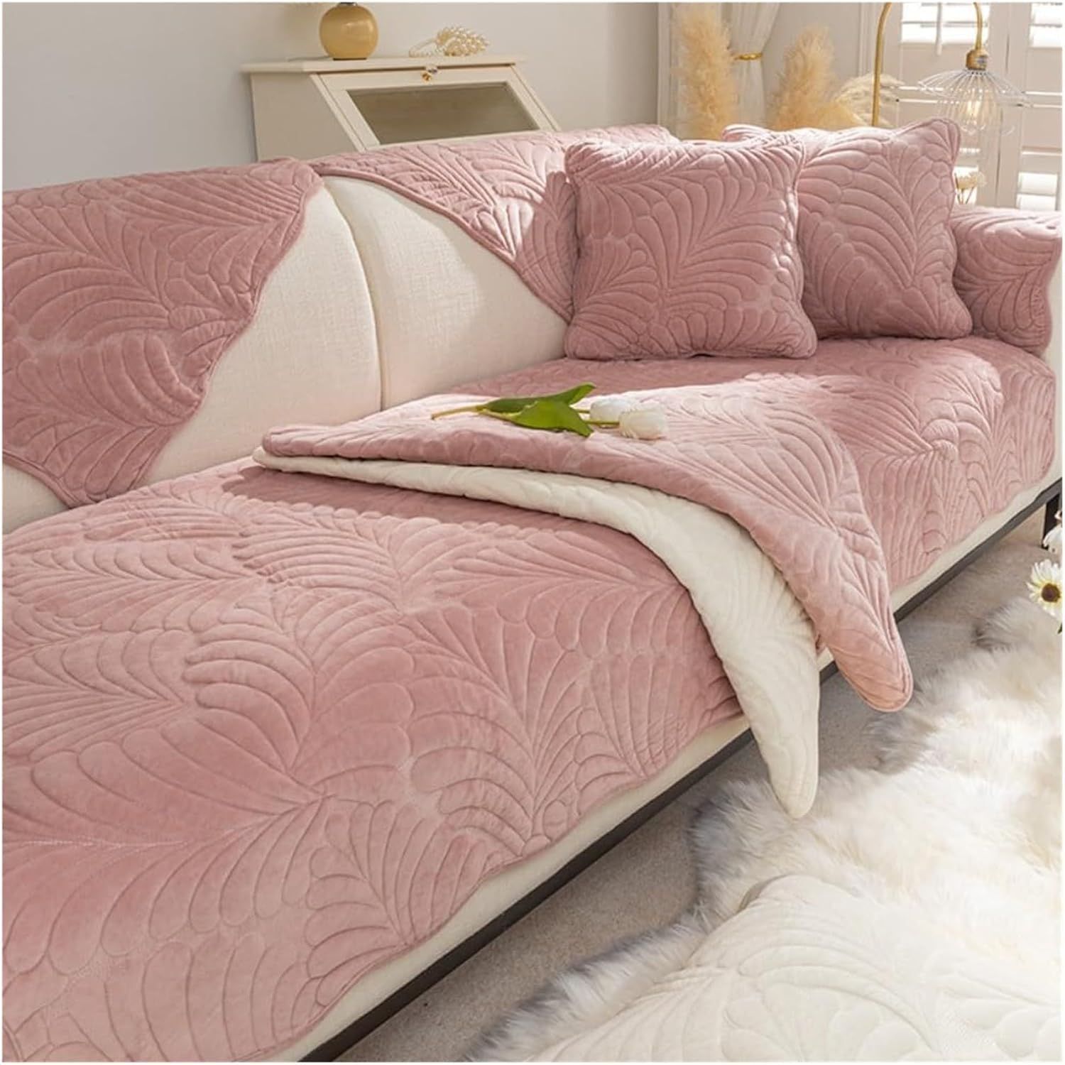 Jvfbjlf One Color Suitable For Leather Sofas 70X150cm Furniture Protective Universal Stylish Protective Cover