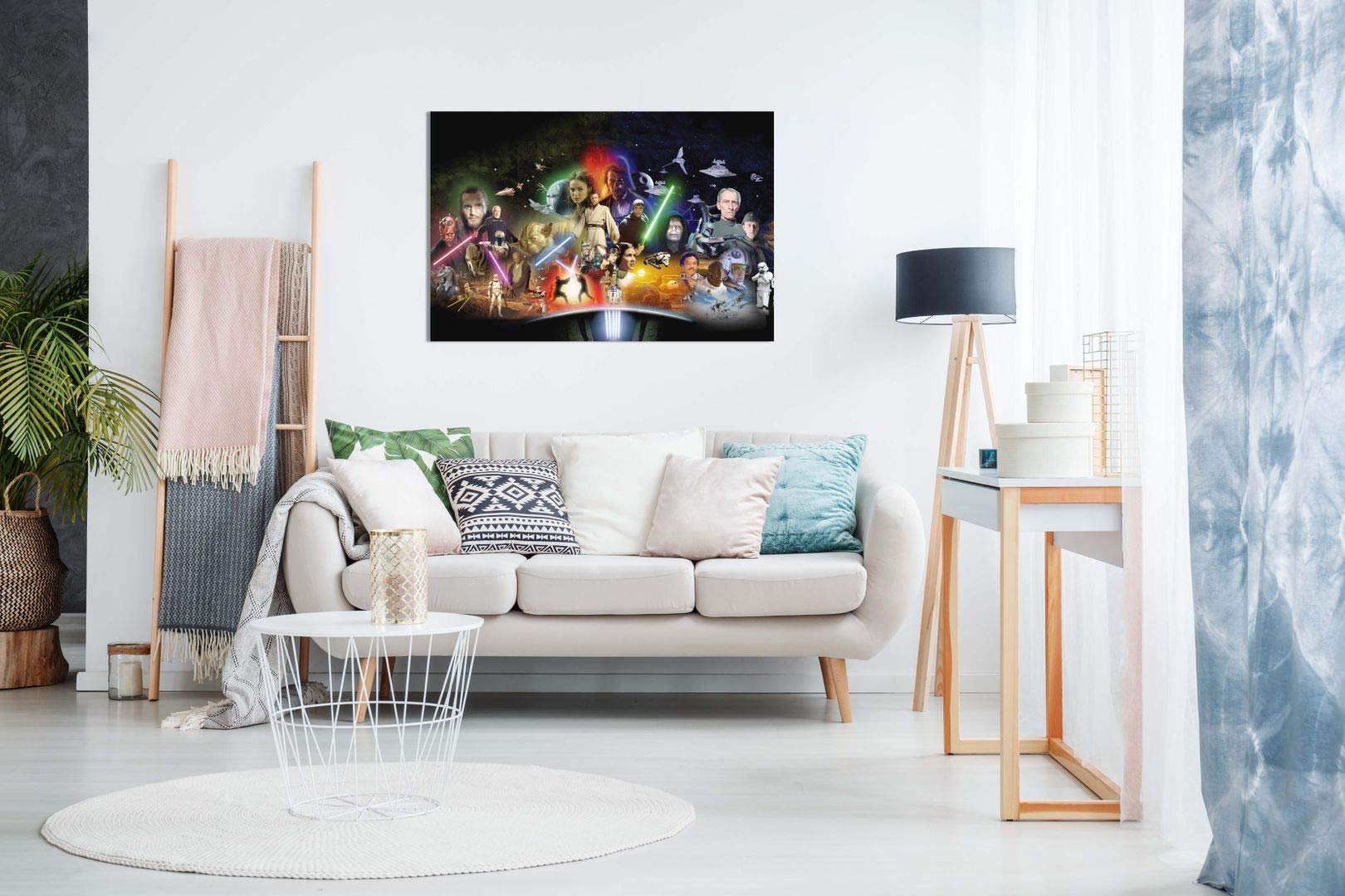 Star Wars, Film Collage, Kunstdruck, A0 91x61cm (36x24in)